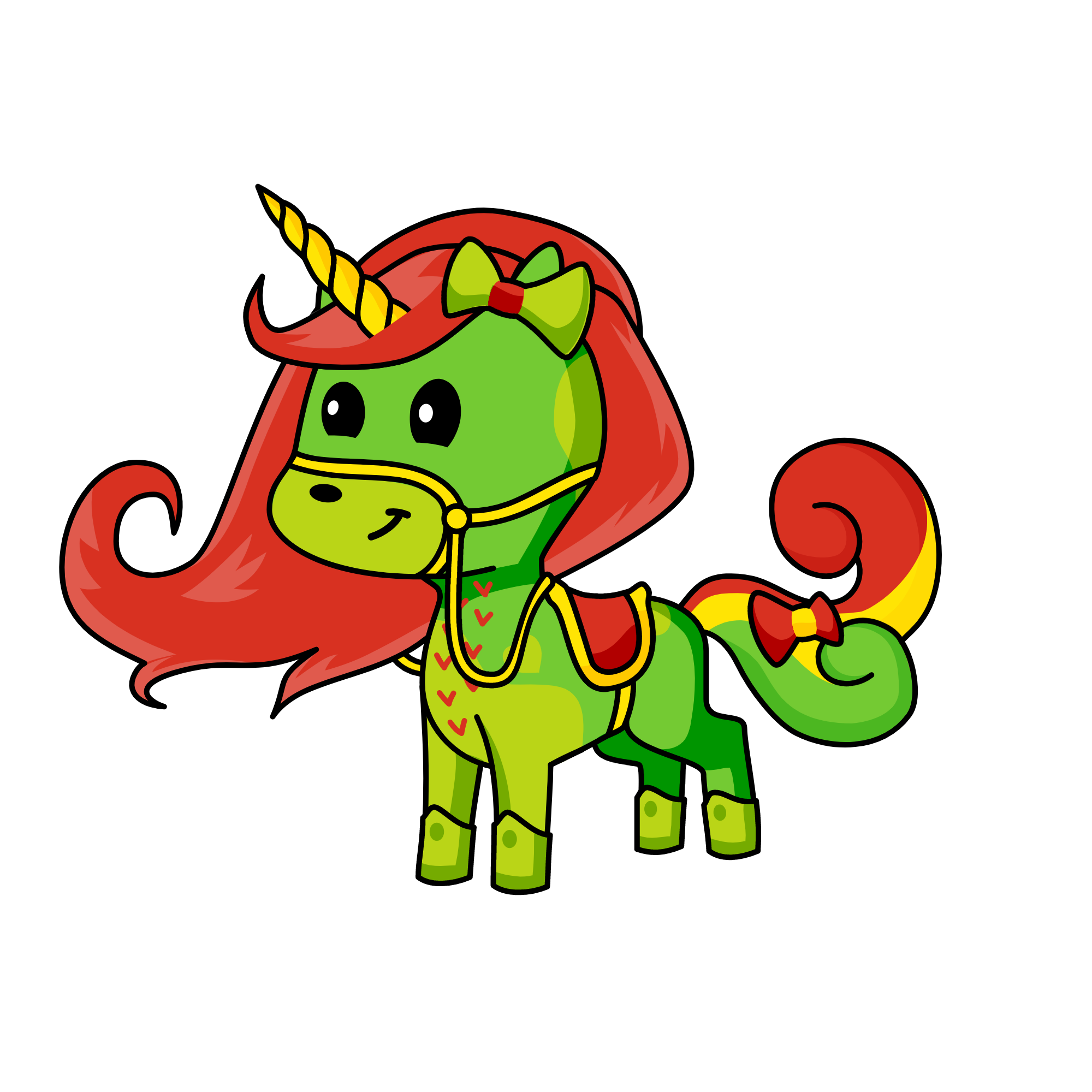 PRINCESS TRAFFIC LIGHTING, the unicorn
