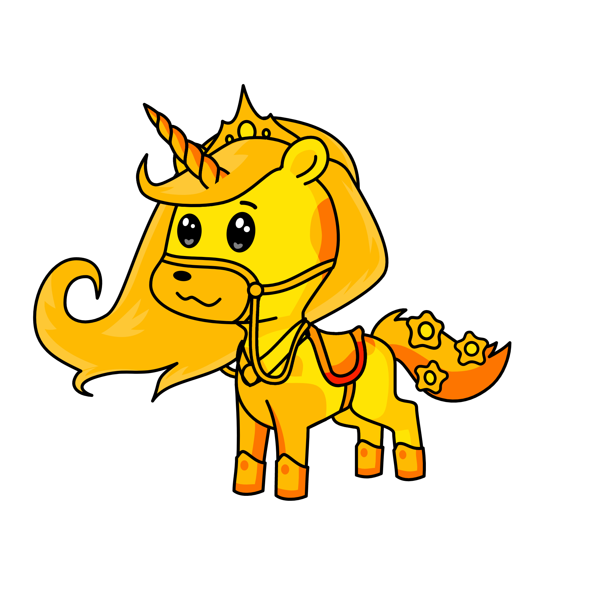PRINCESS GOLD, the unicorn