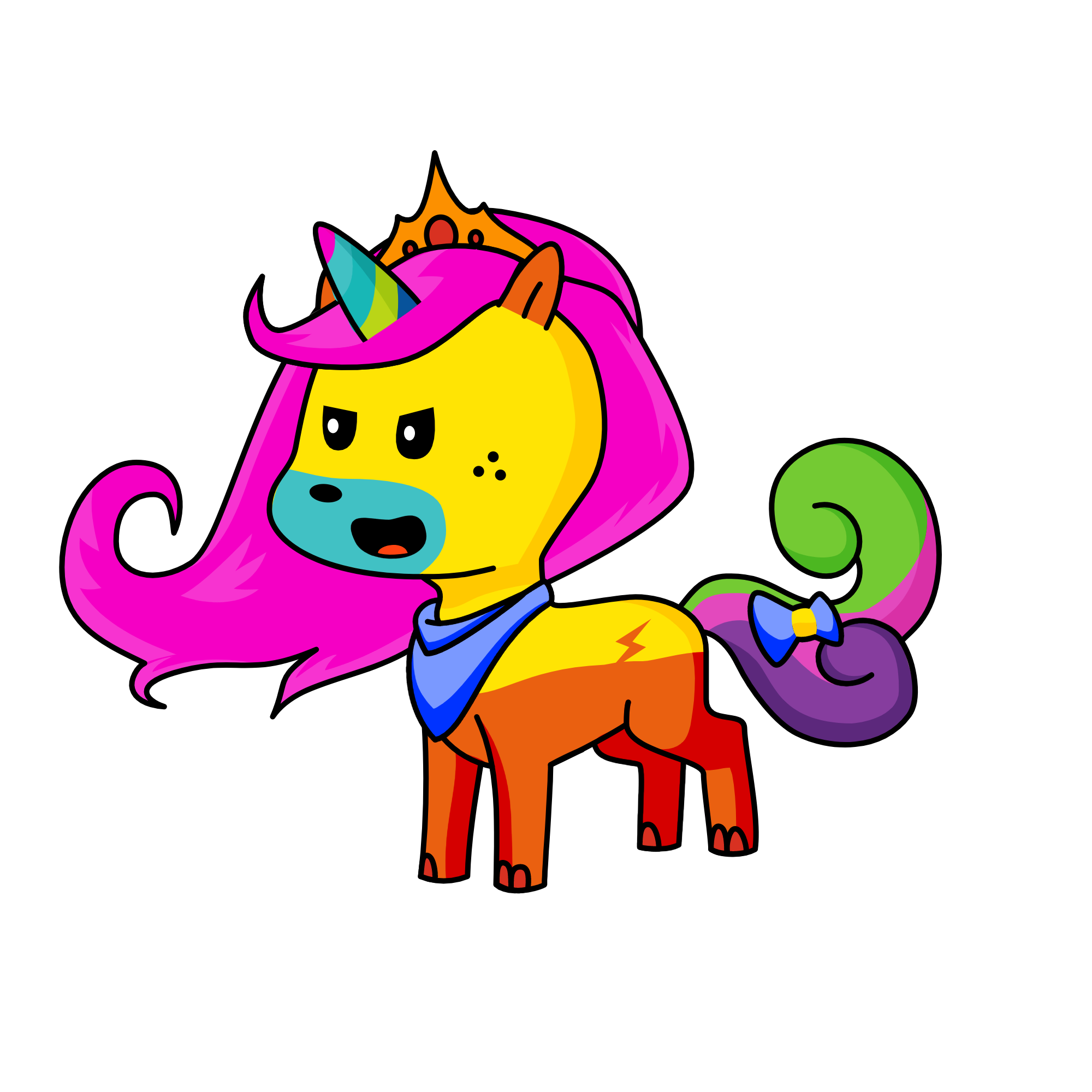 Maya, the unicorn