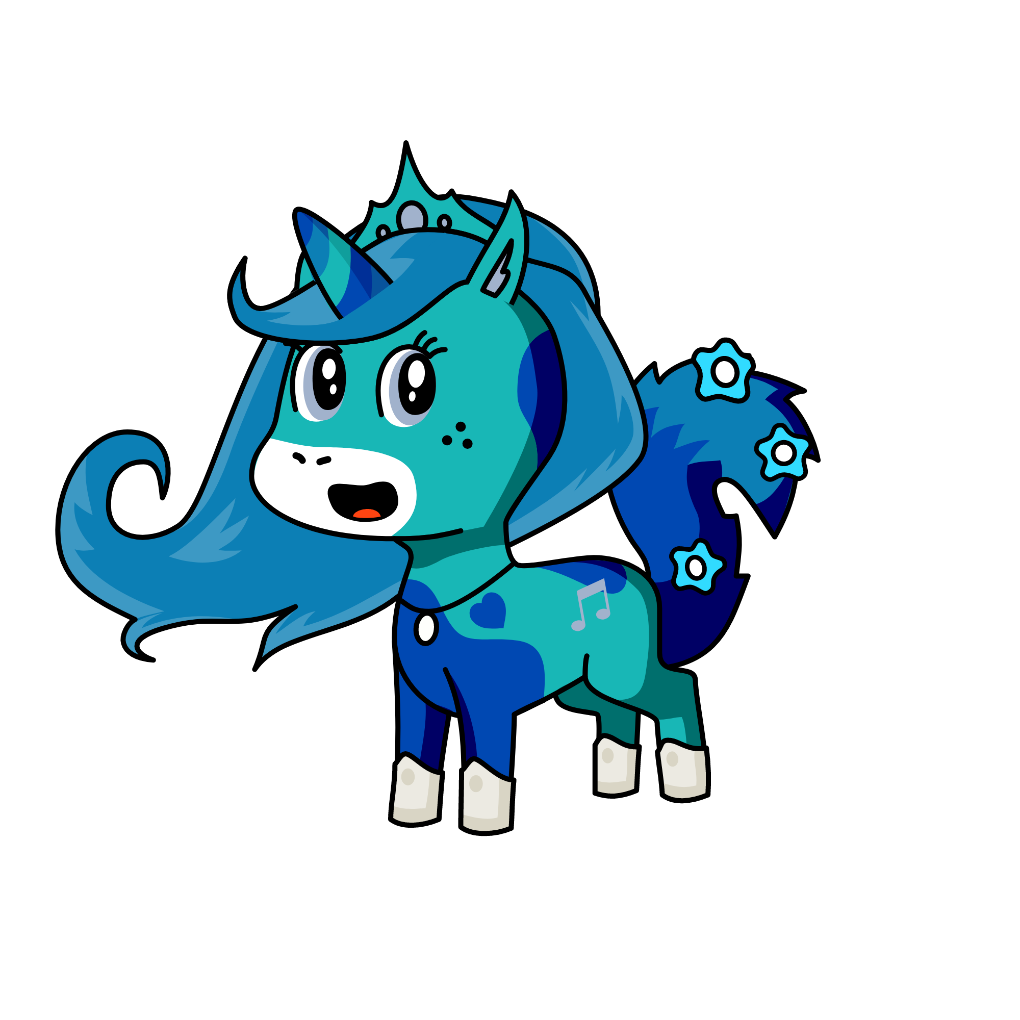 Oak, the unicorn