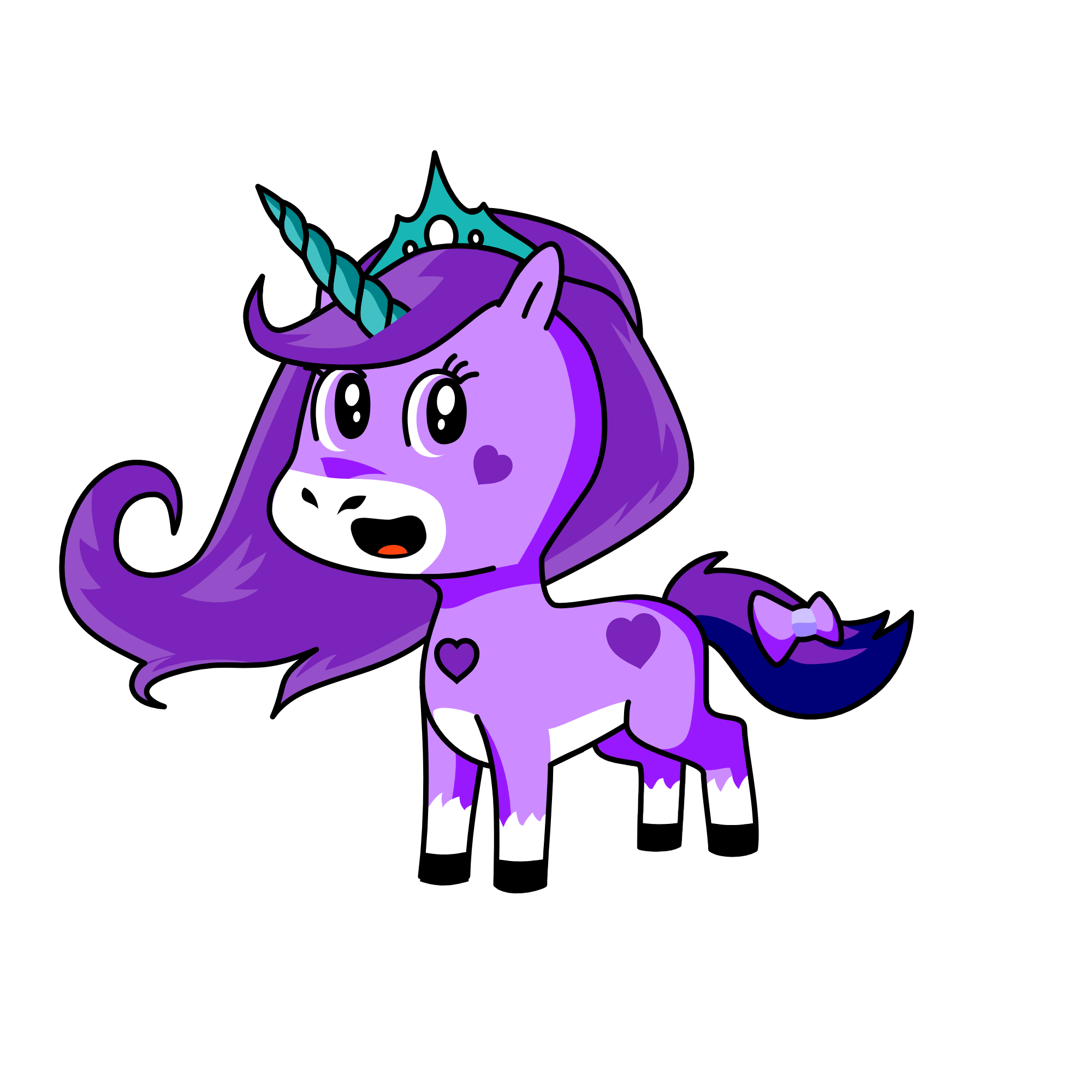 QUEEN PIPER, the unicorn