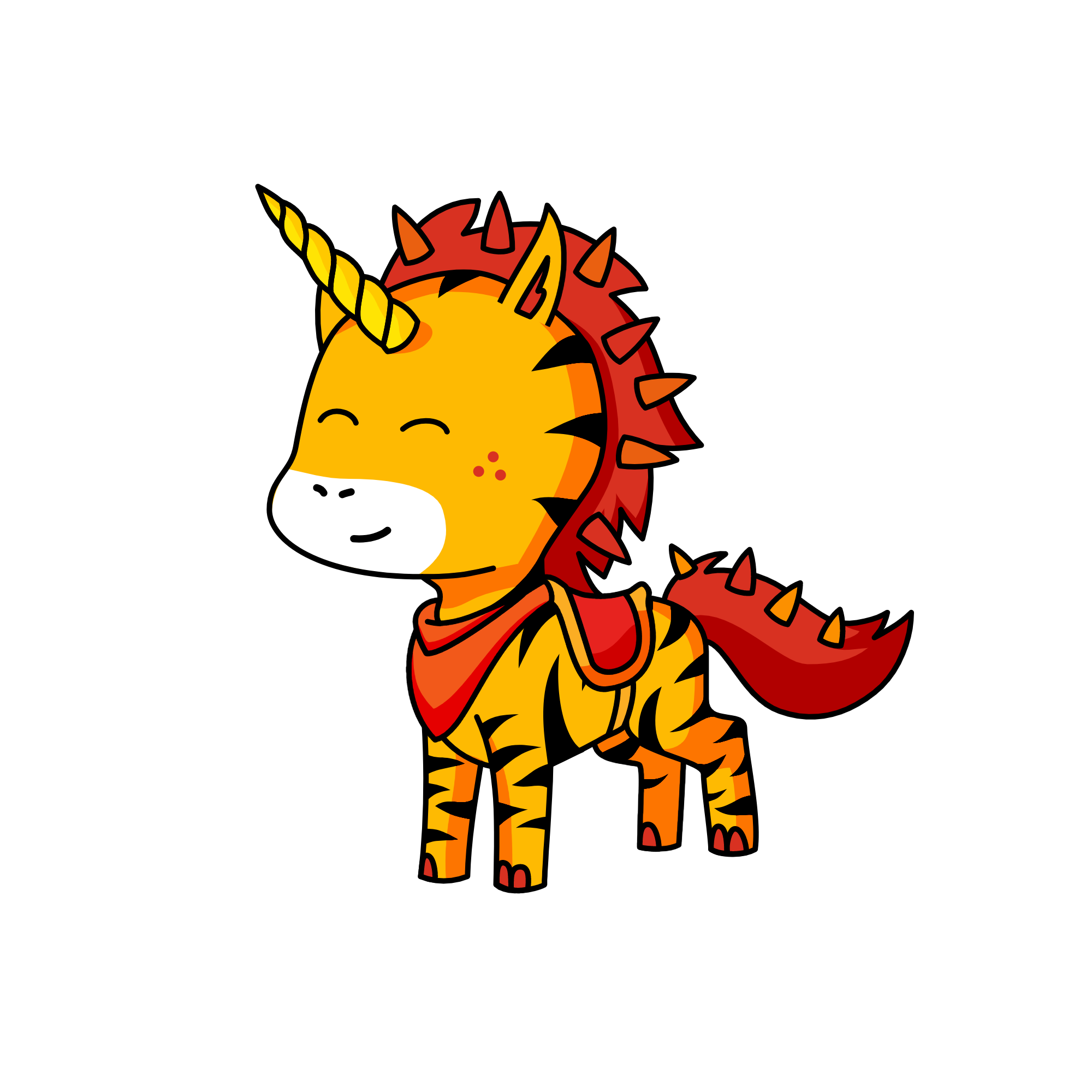 Fire, the unicorn