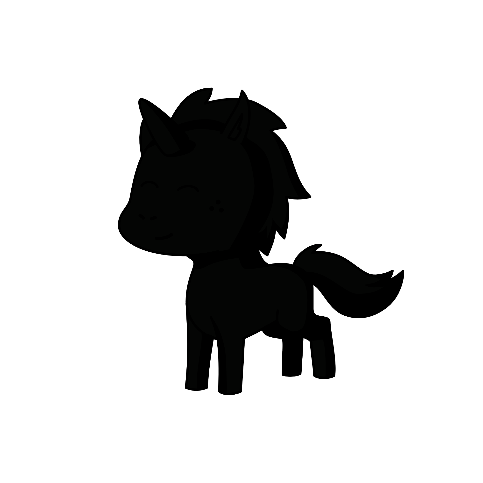 dark, the unicorn