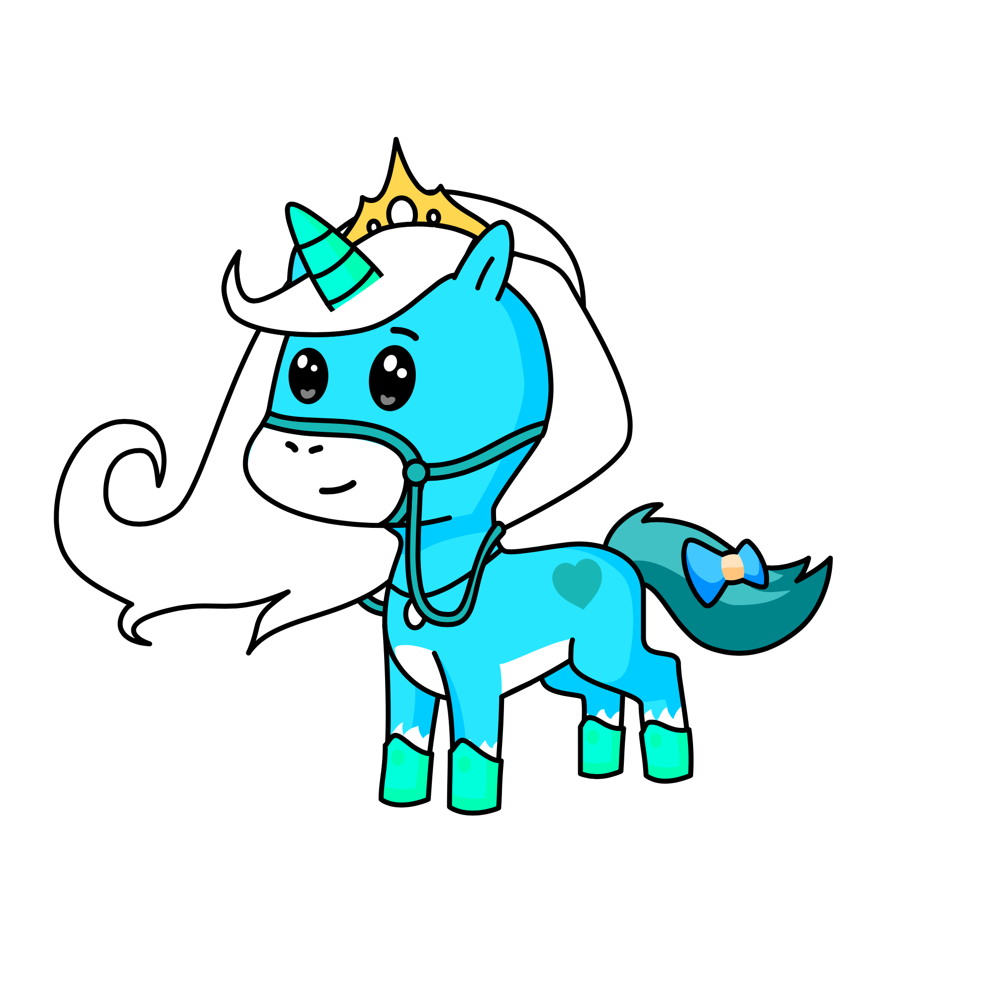 snow uni, the unicorn
