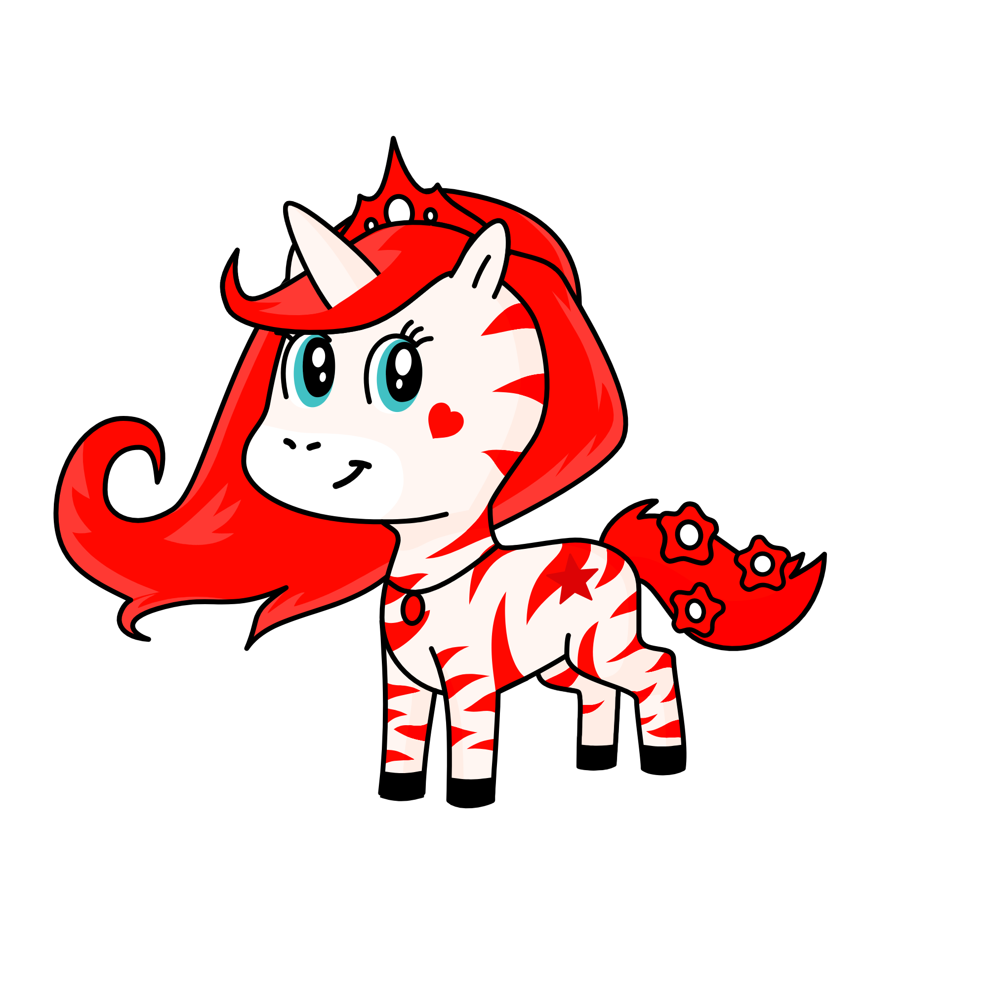 QUEEN CANADA, the unicorn