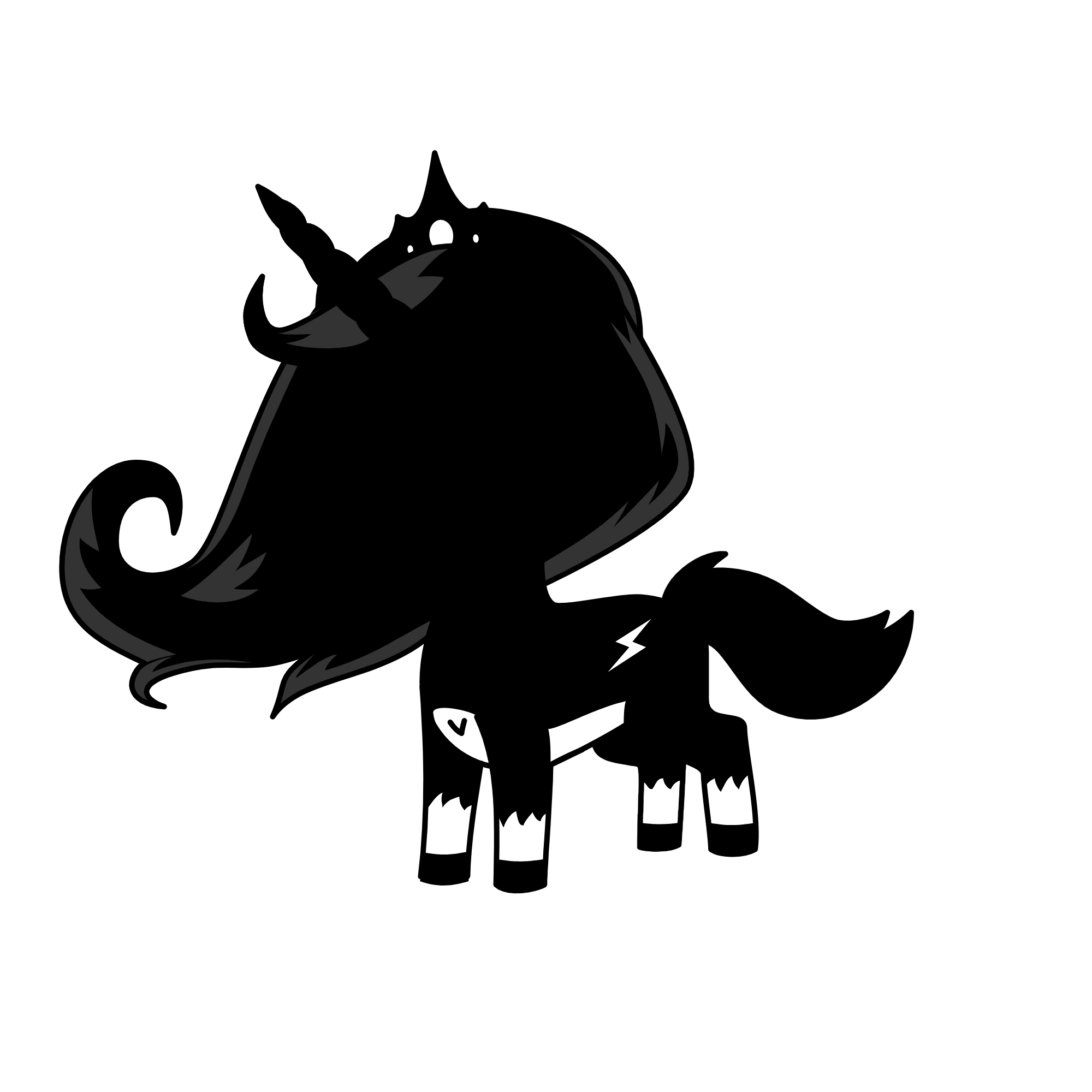 QUEEN OF DARKNESS, the unicorn