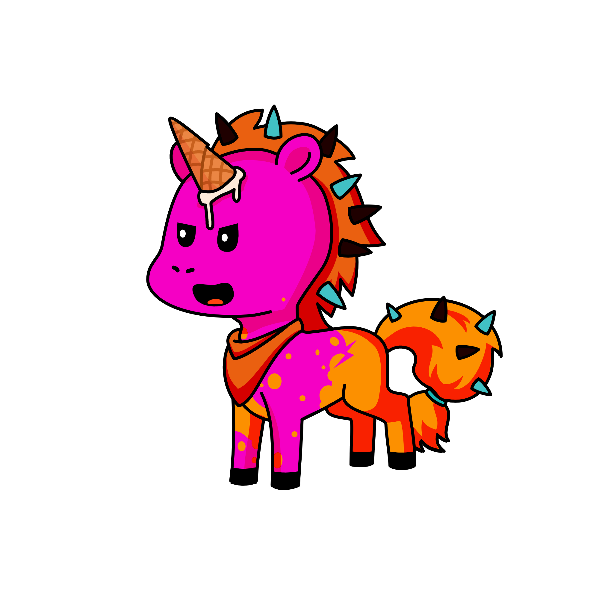 cold like ice-cream, the unicorn