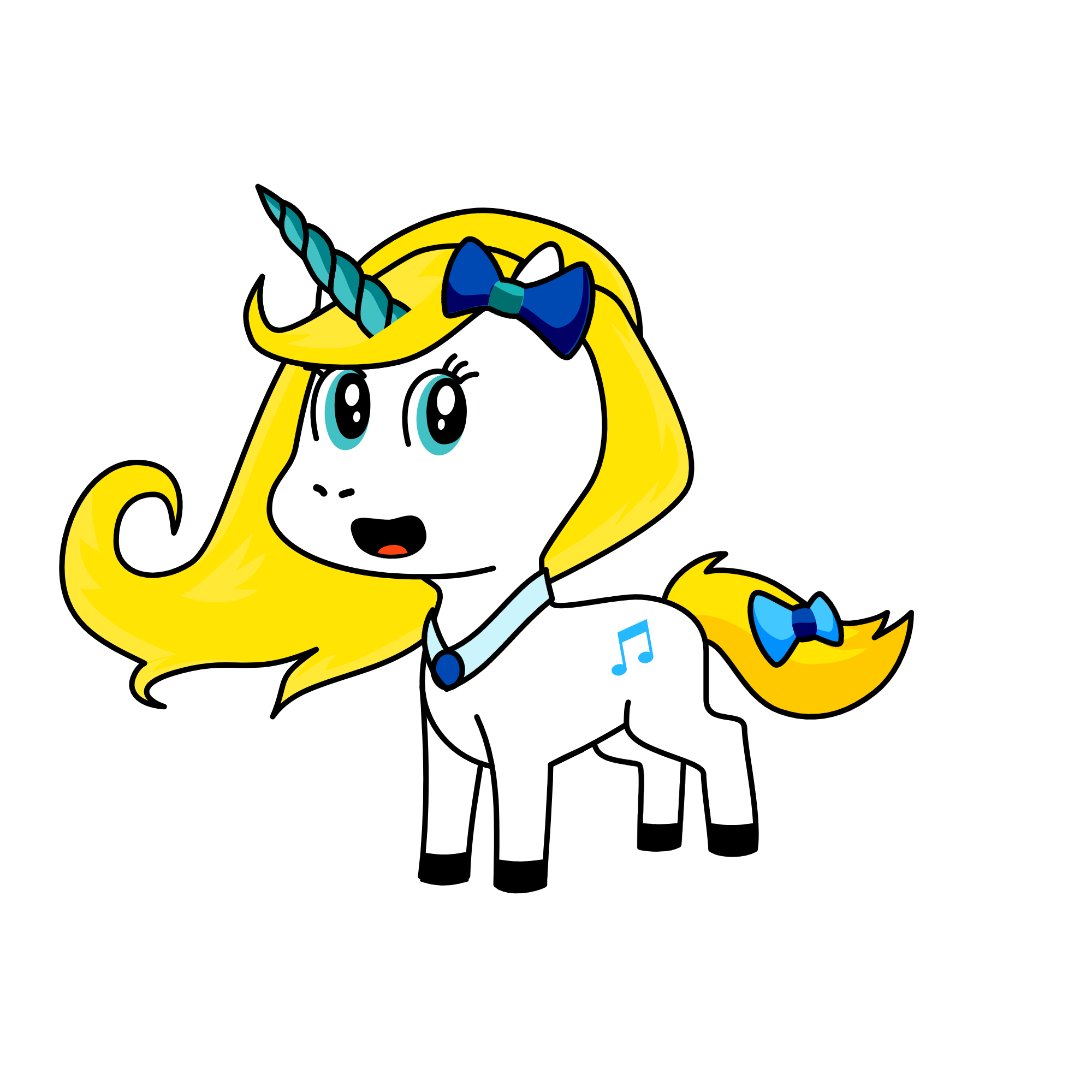 winter, the unicorn