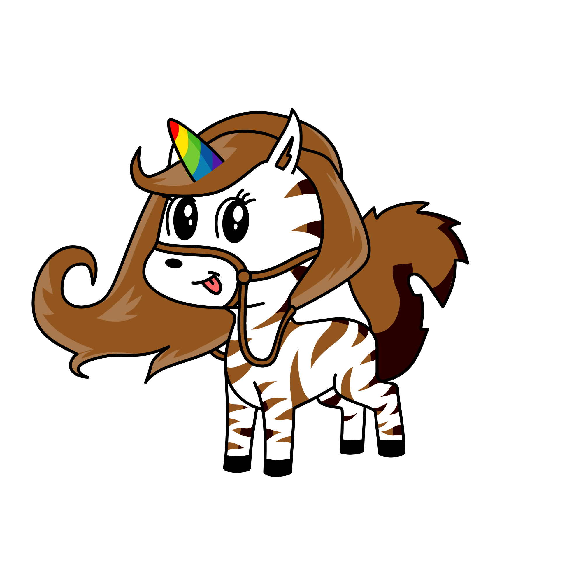 choco rainbow sprinkle sans, the unicorn