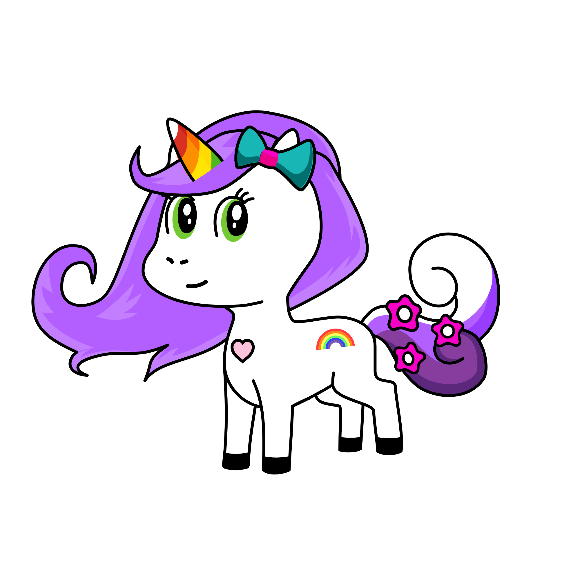 Rainbow 🌈 , the unicorn