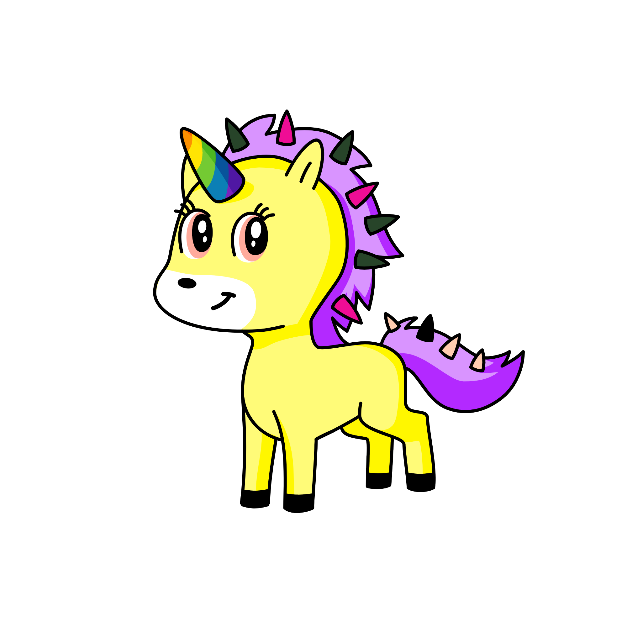 Spike, the unicorn