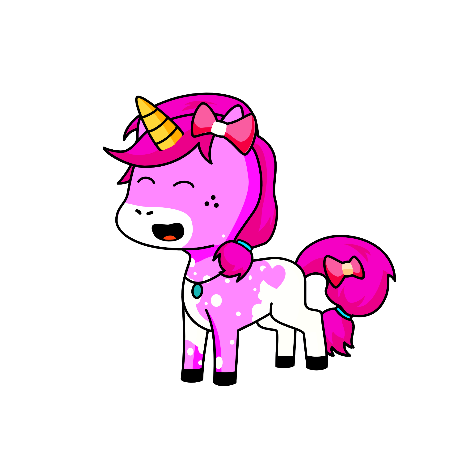 pinki, the unicorn