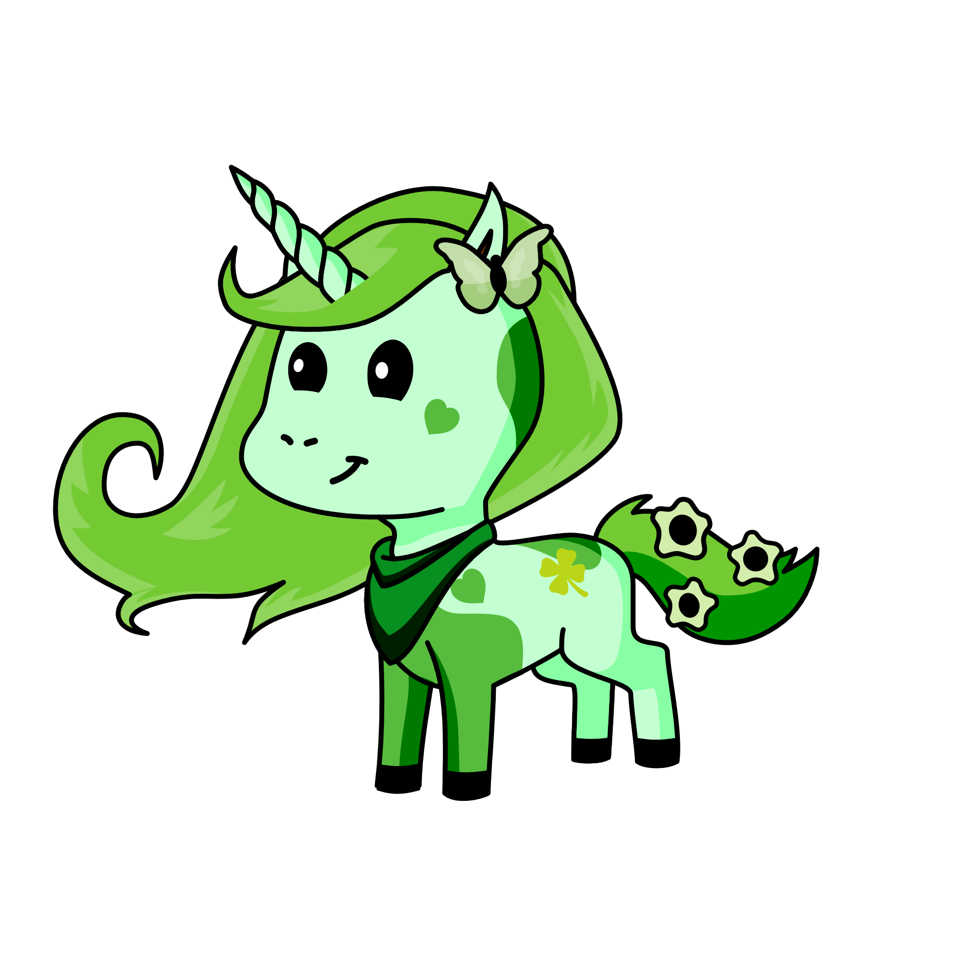 clover, the unicorn