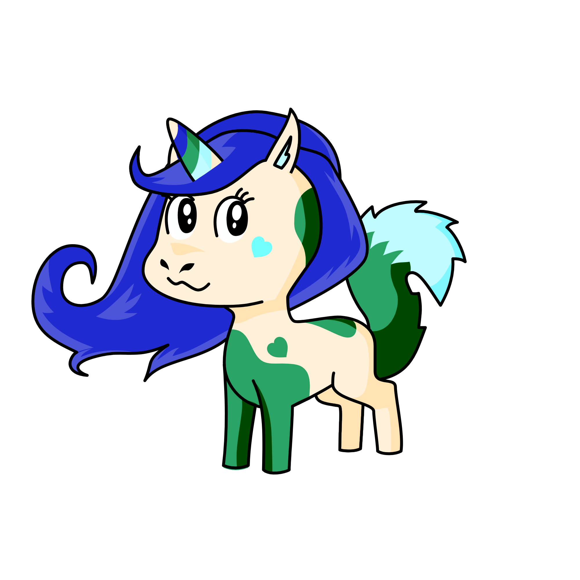 paintale sans, the unicorn