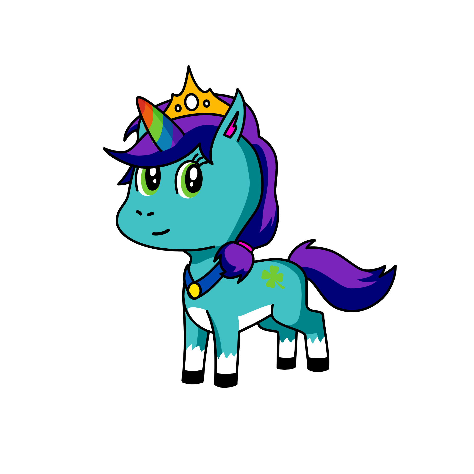 Lucky, the unicorn