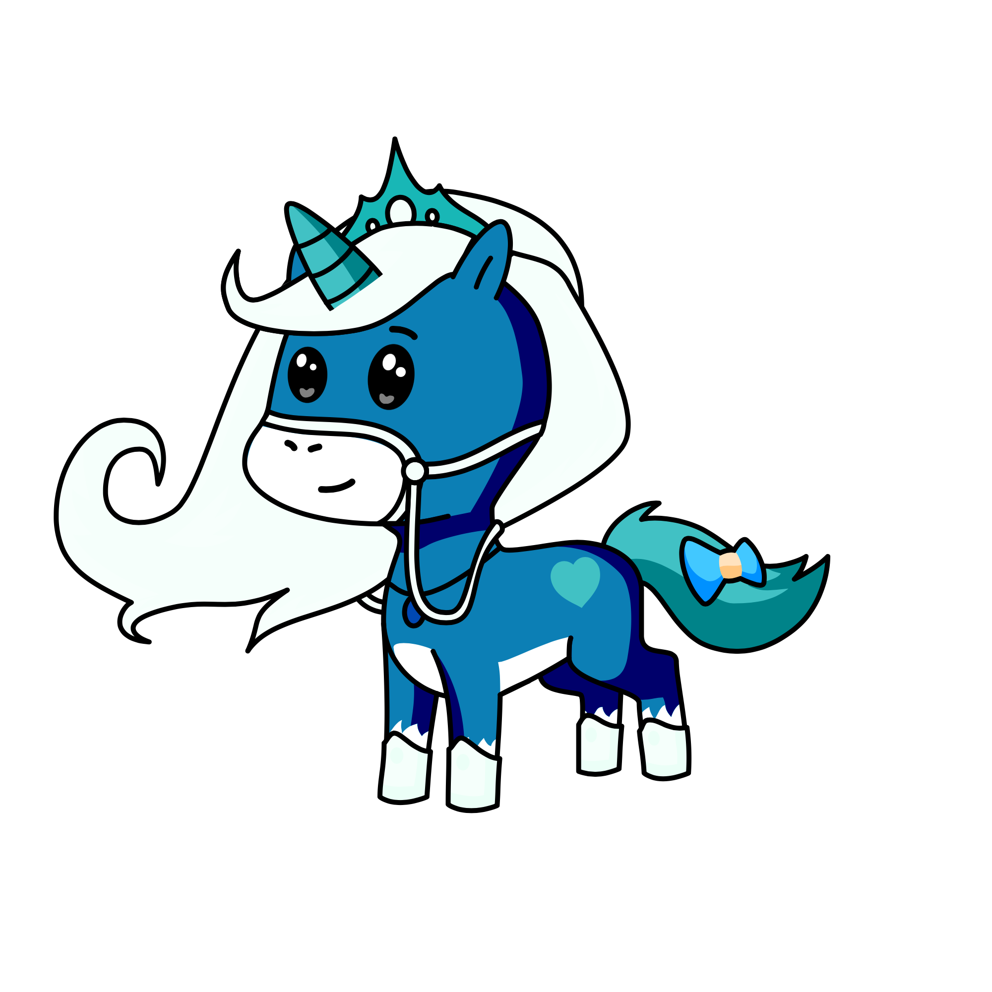 ice queen, the unicorn