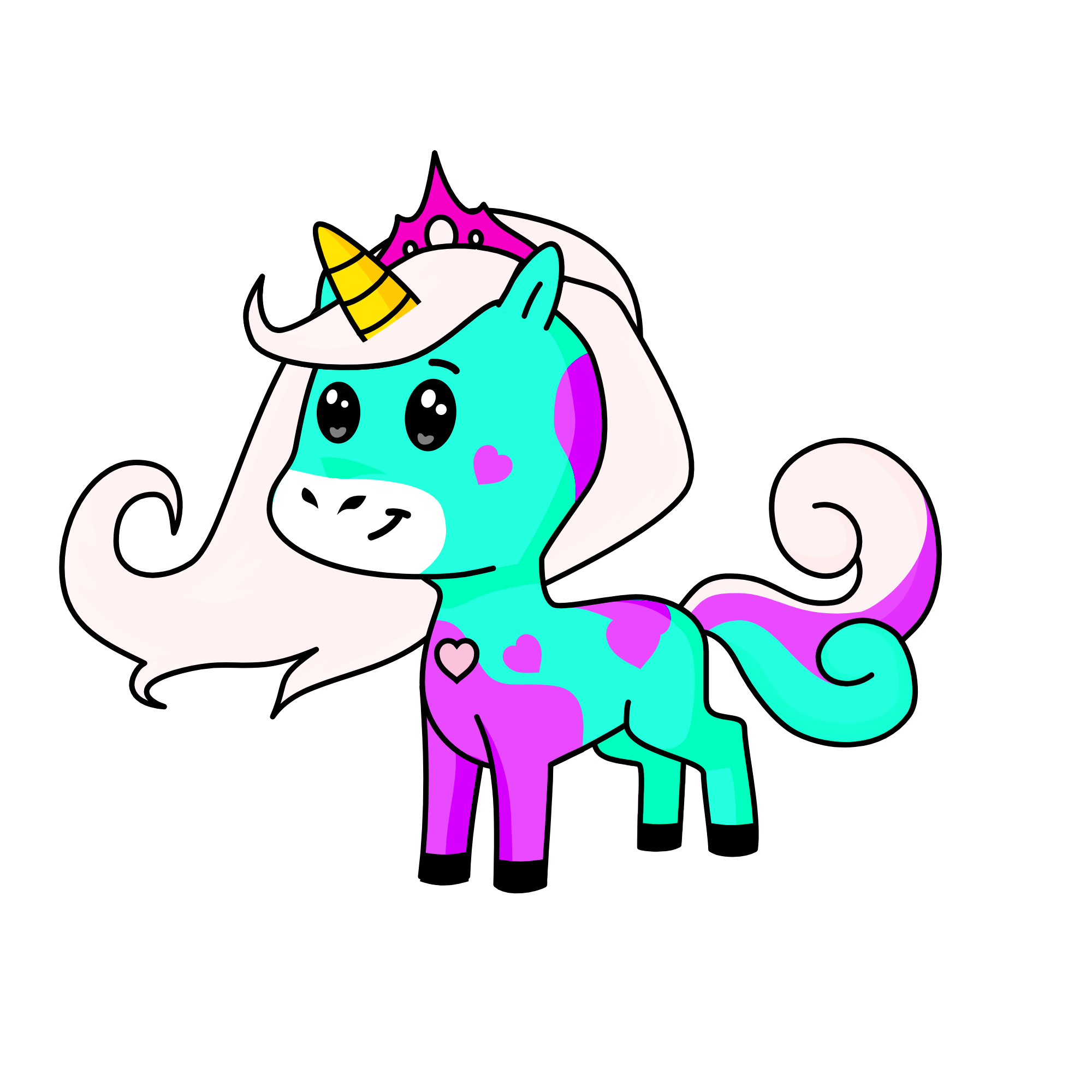 Golden Starr, the unicorn
