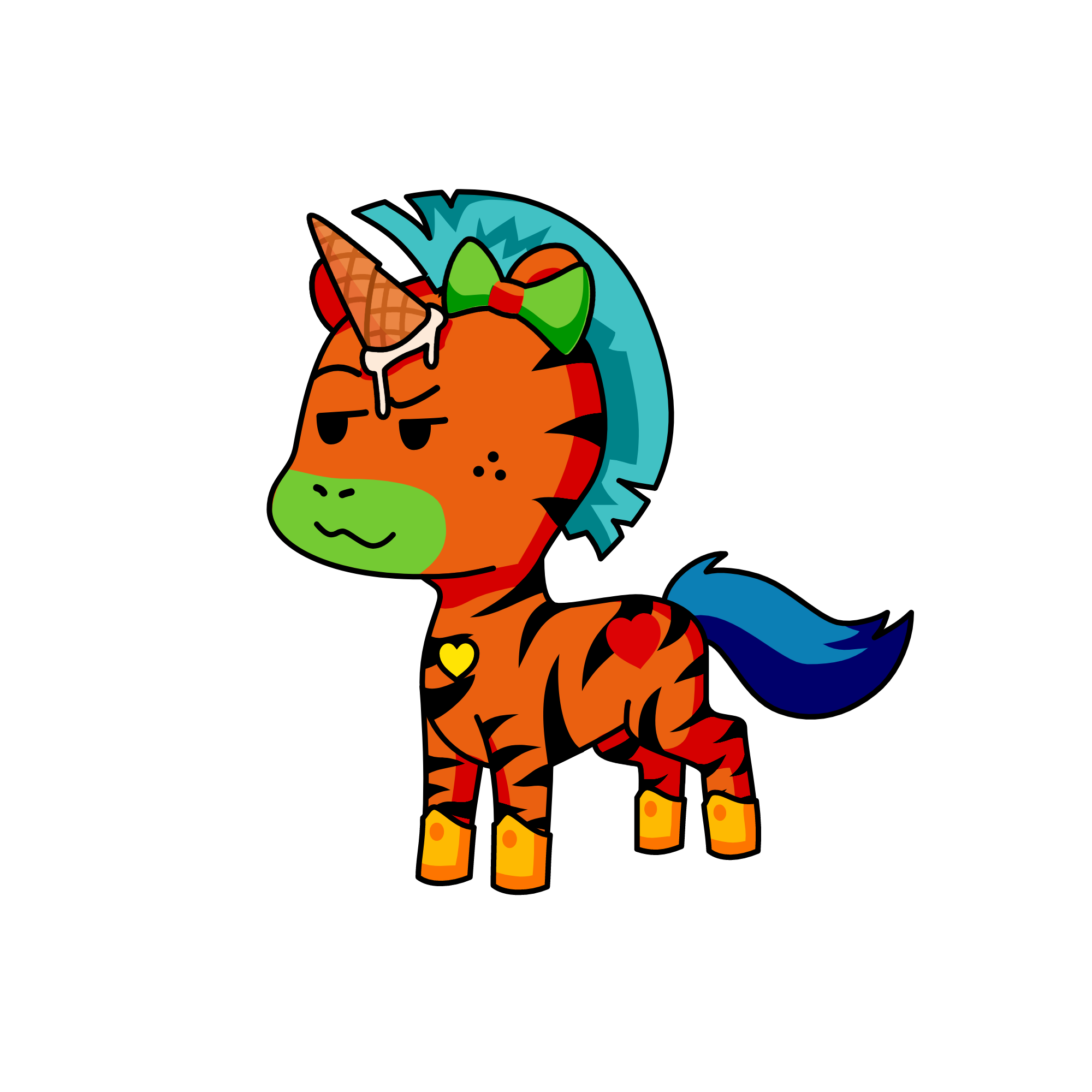 Trigrejunior2, the unicorn