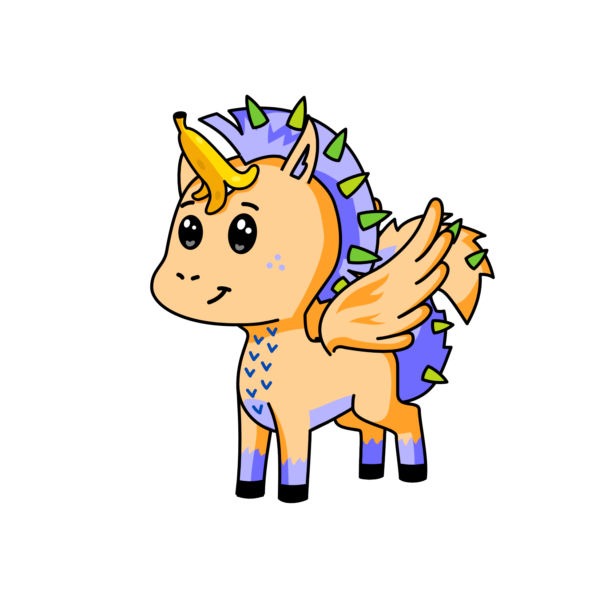 Sharpy, the unicorn