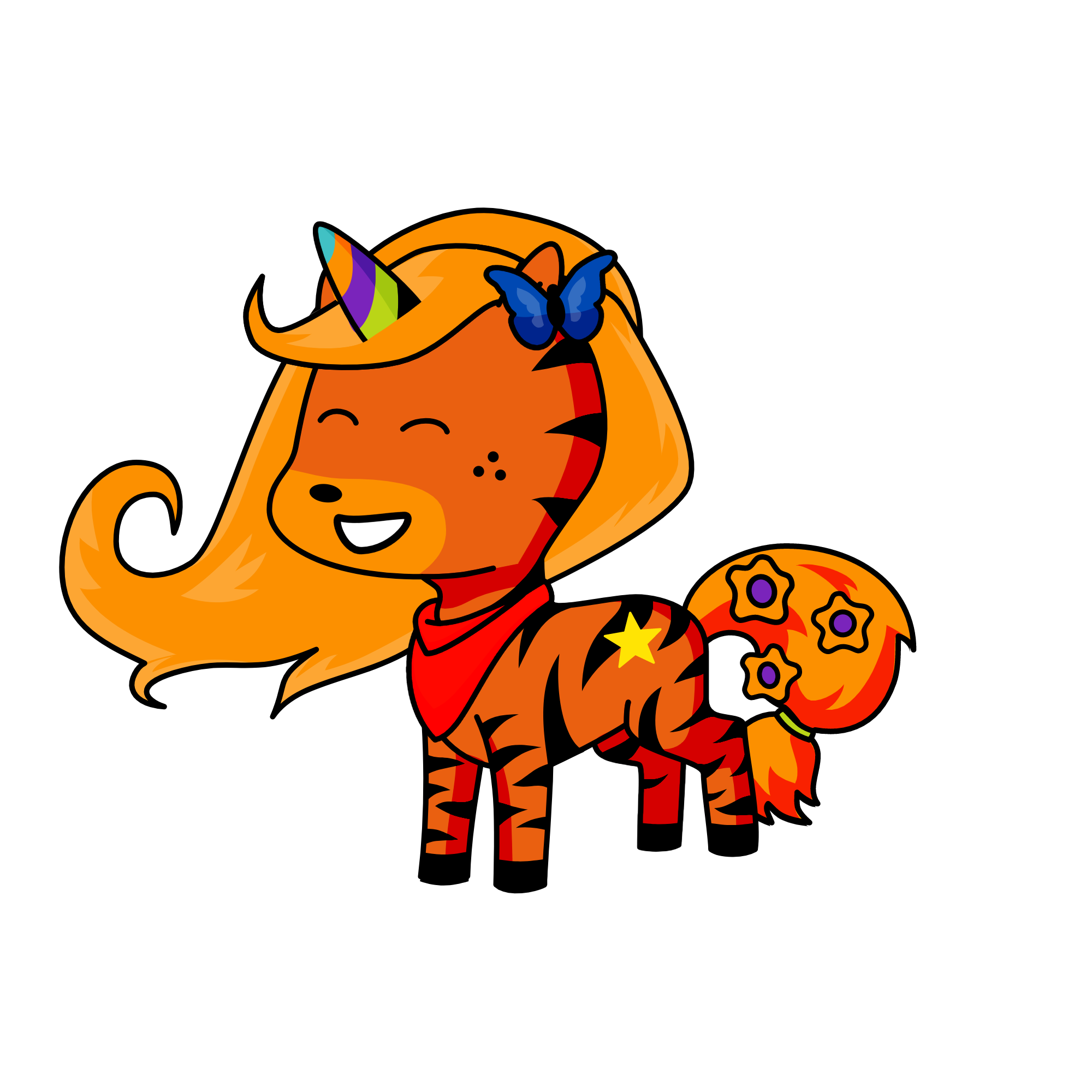 Tigresa(mamam de tigre junior y tigre junior2), the unicorn