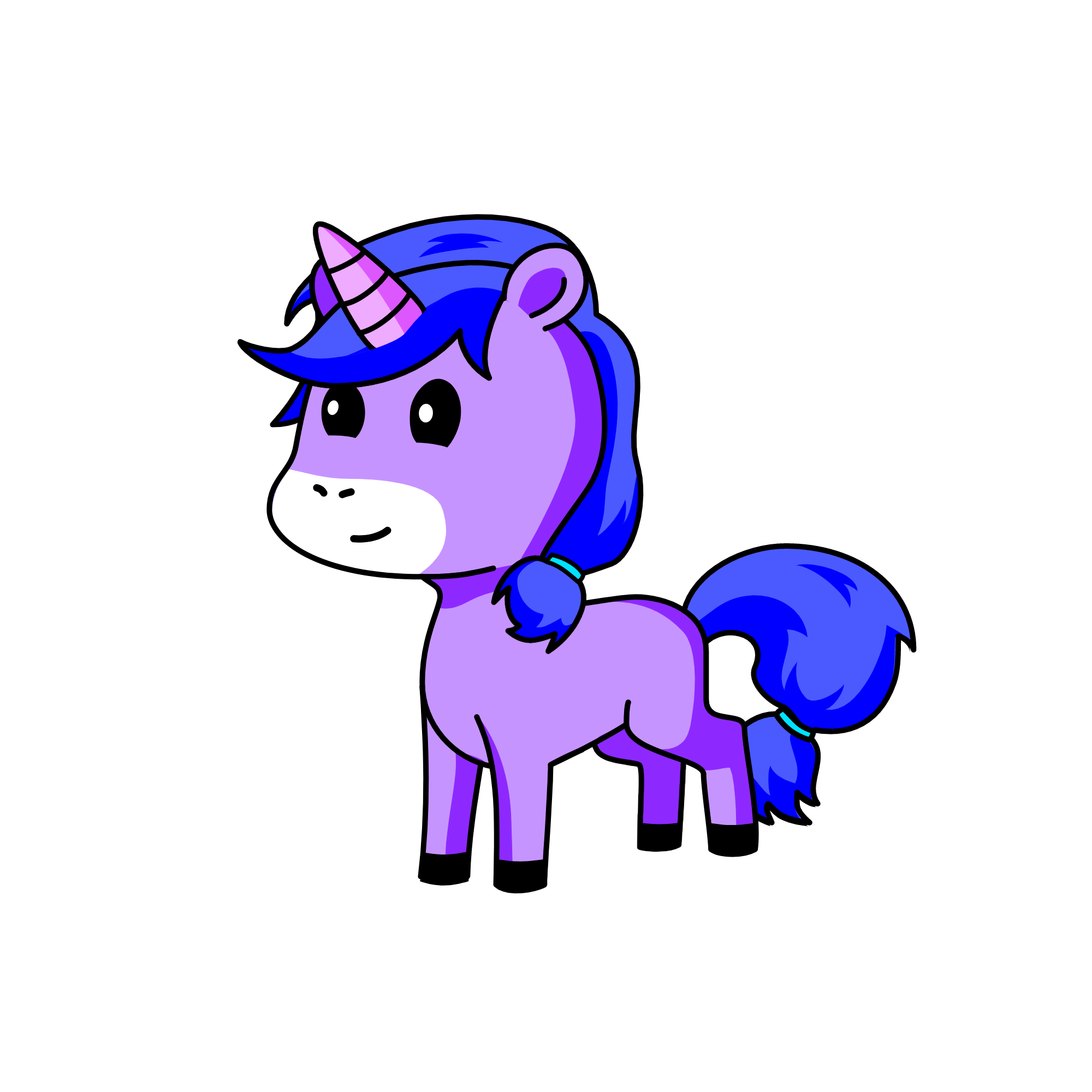 Lavender, the unicorn