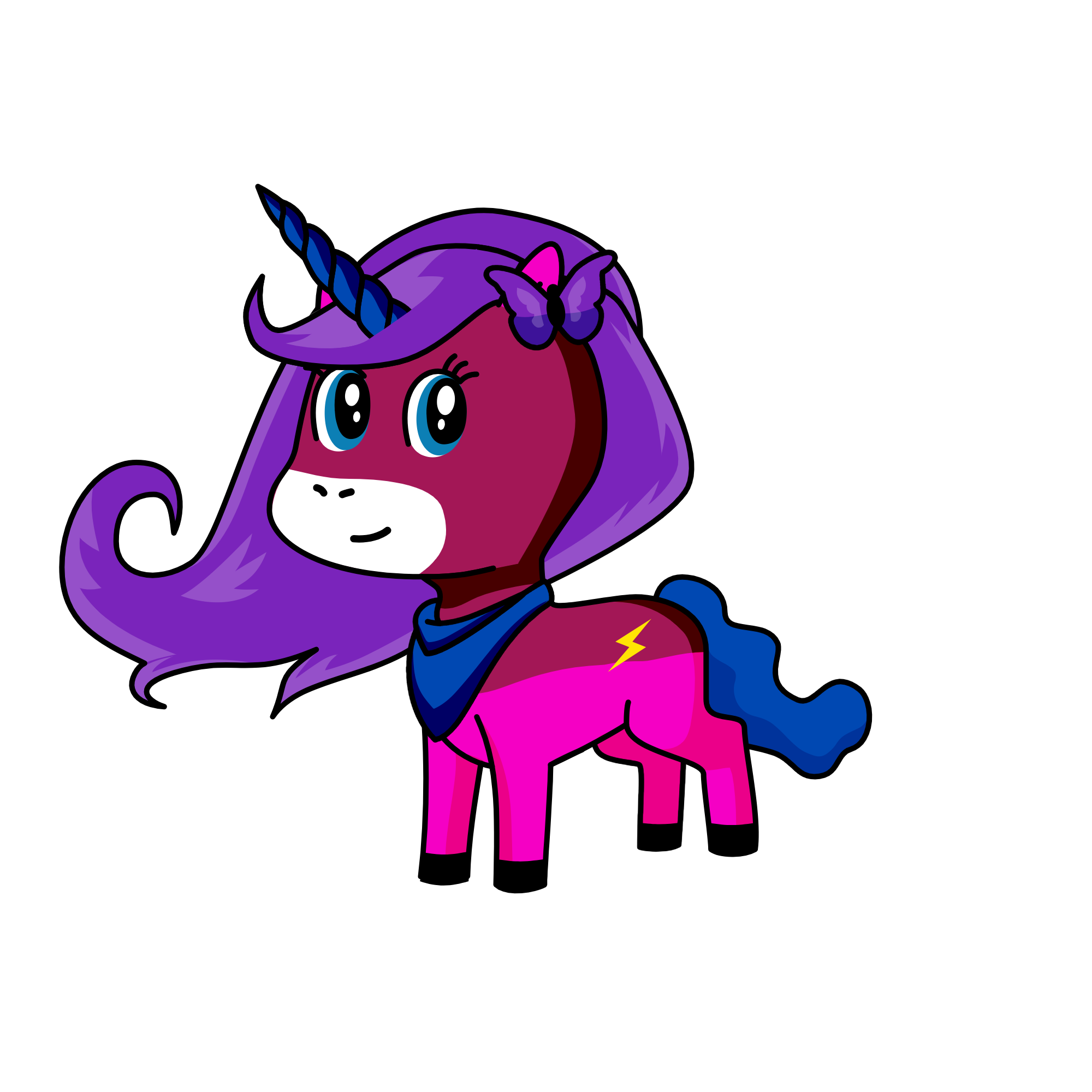 lightning, the unicorn