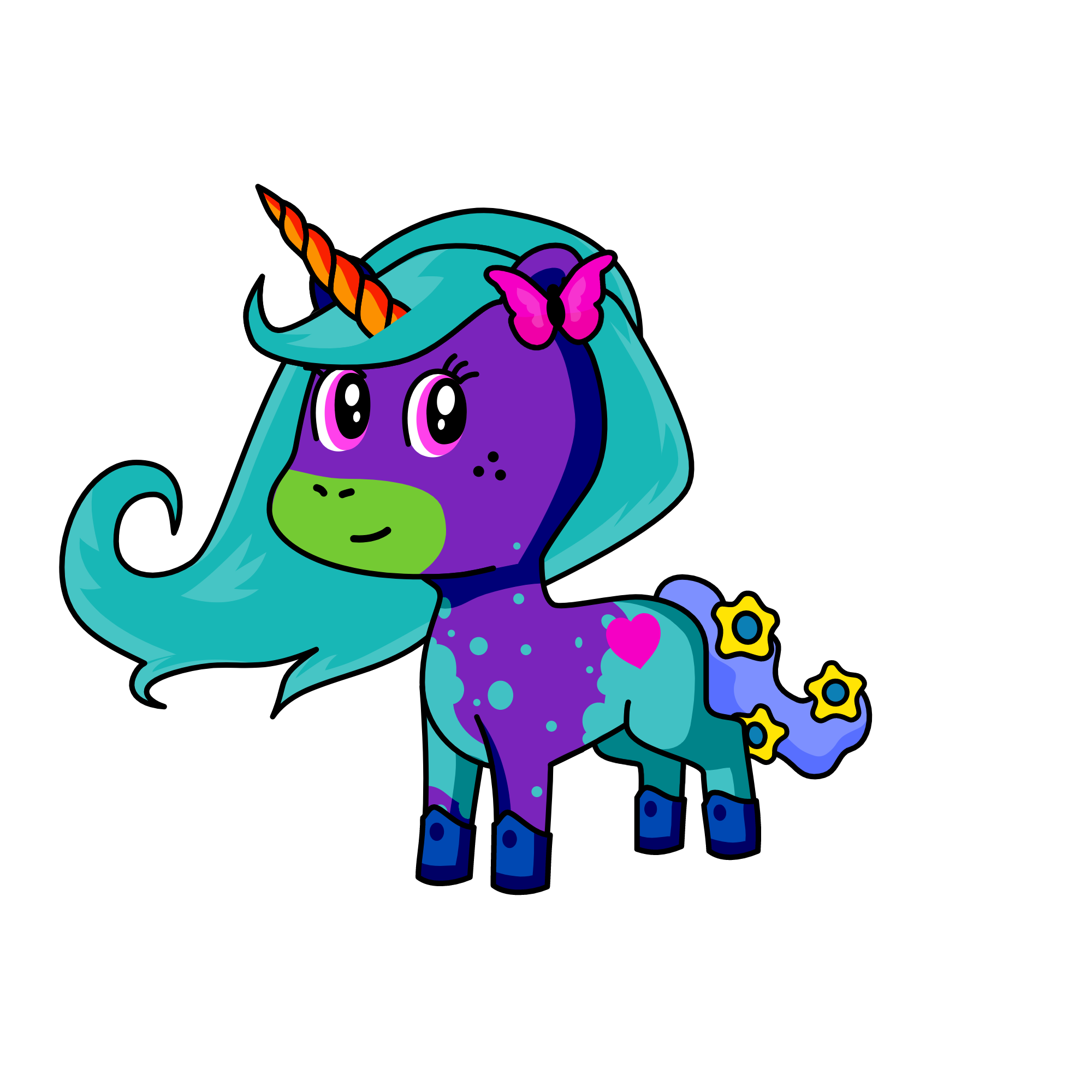 heart, the unicorn