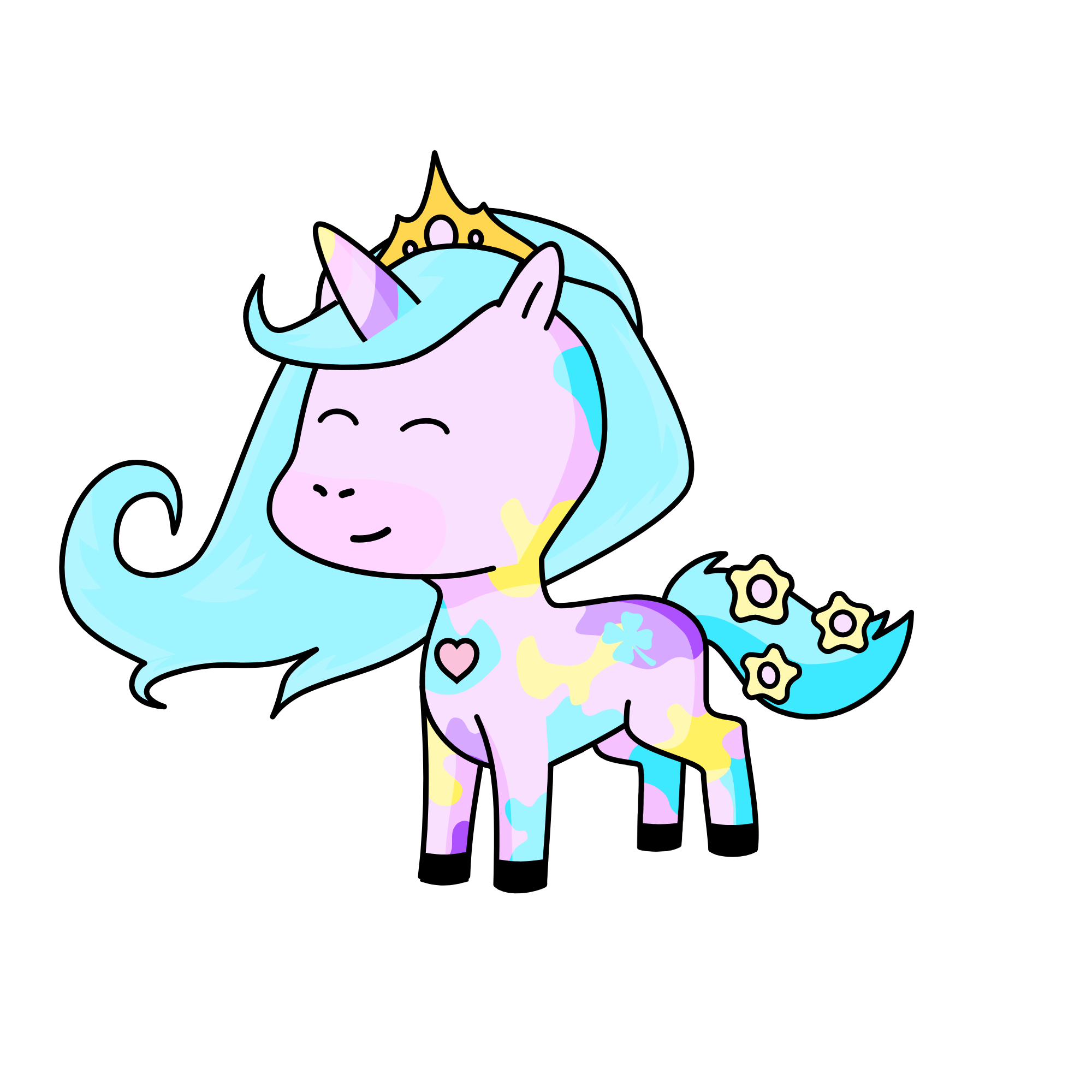 Princess Candy Floss, the unicorn