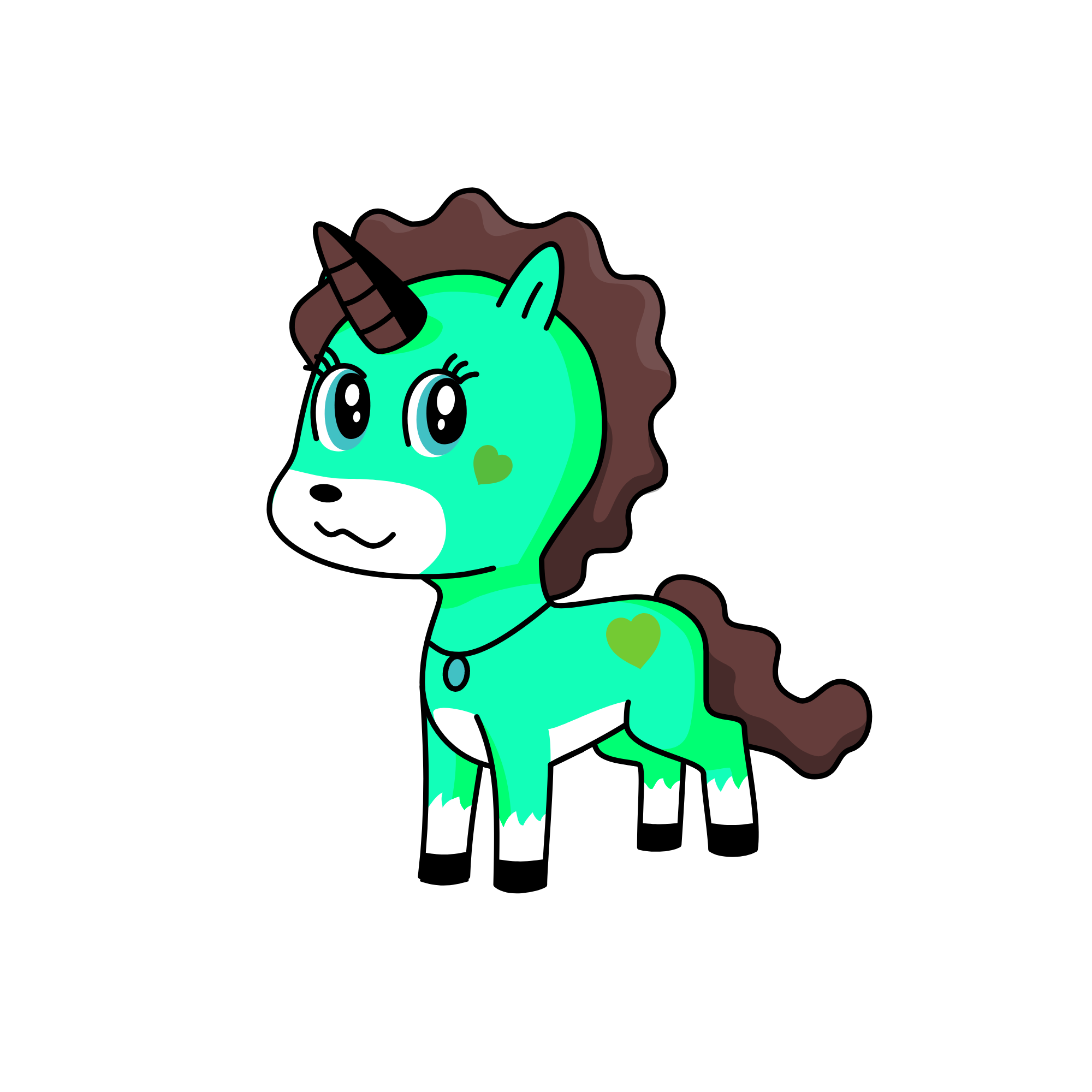 Mindy chip, the unicorn