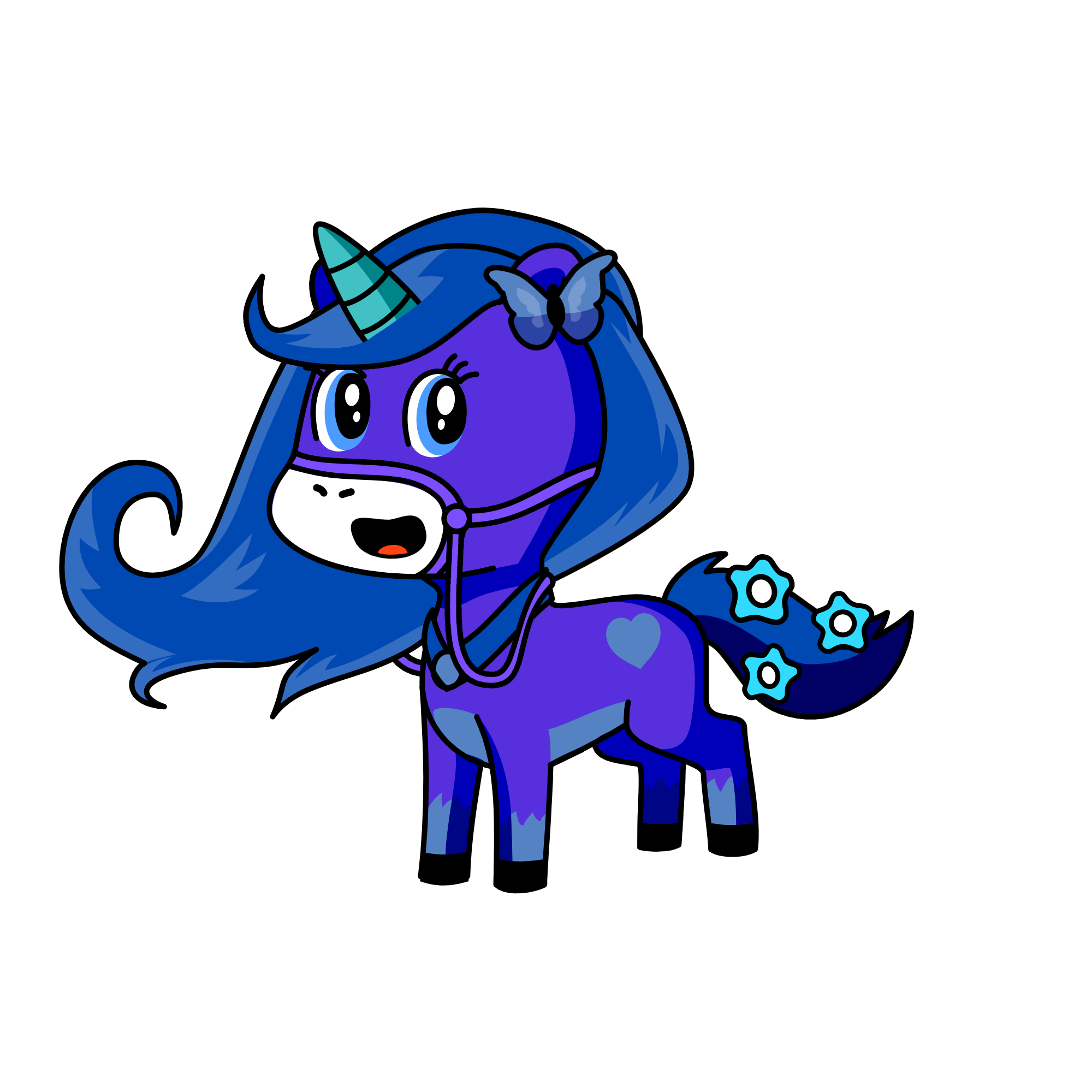 Shady, the unicorn