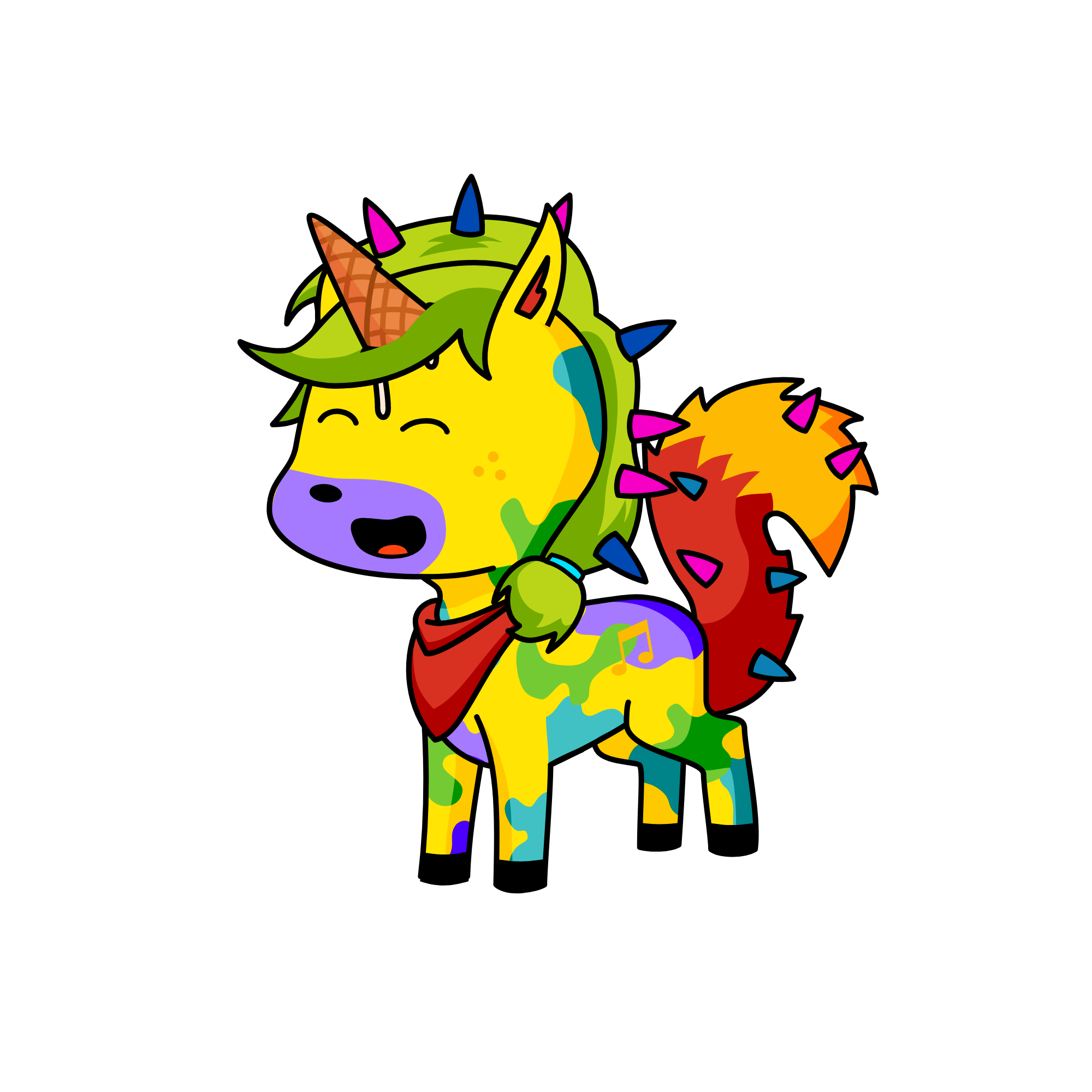 ICECREAM!, the unicorn