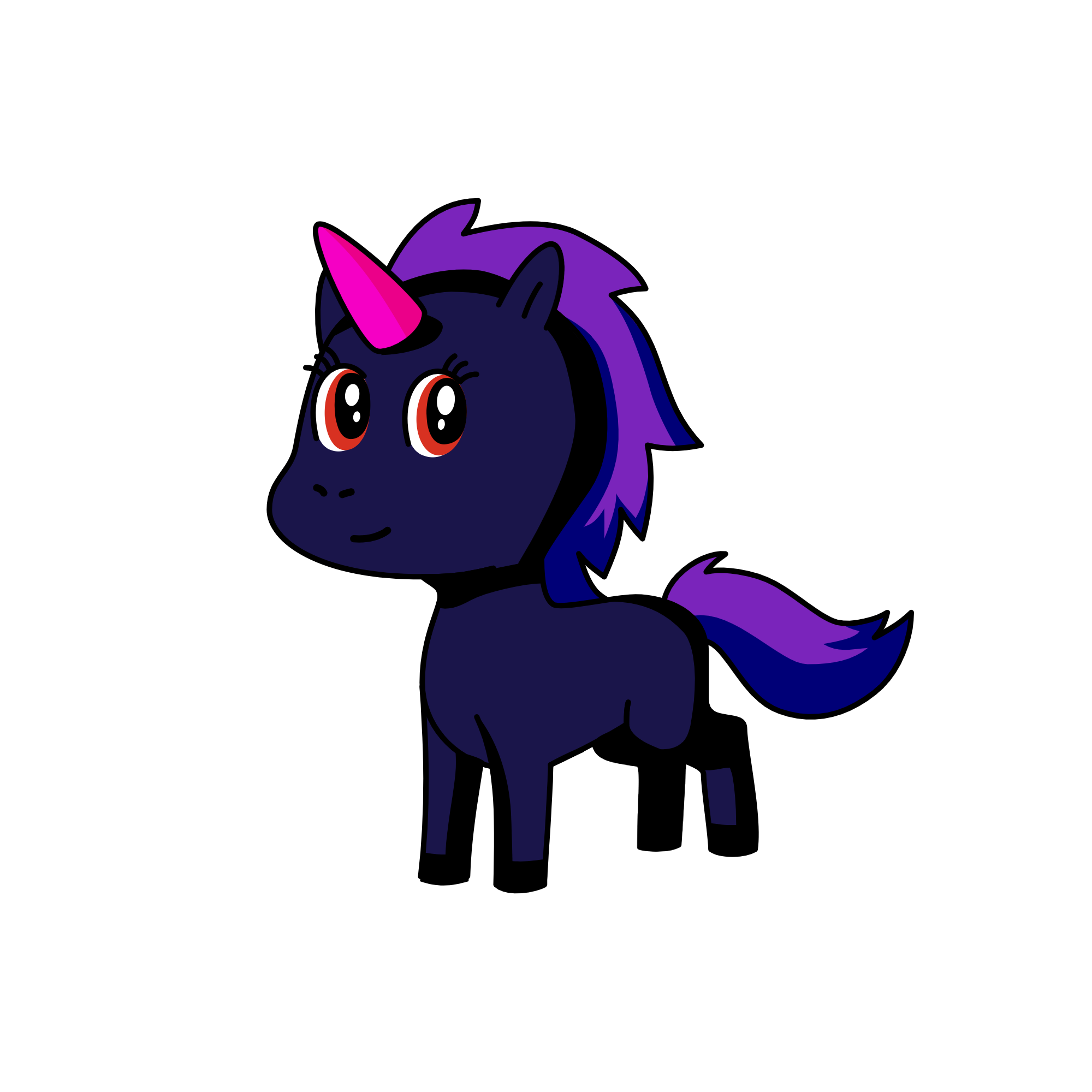 Sasha, the unicorn