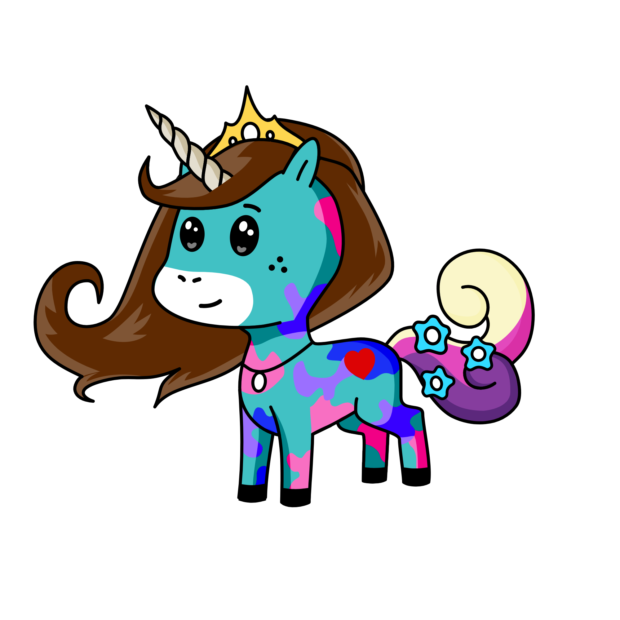 Moonlight, the unicorn