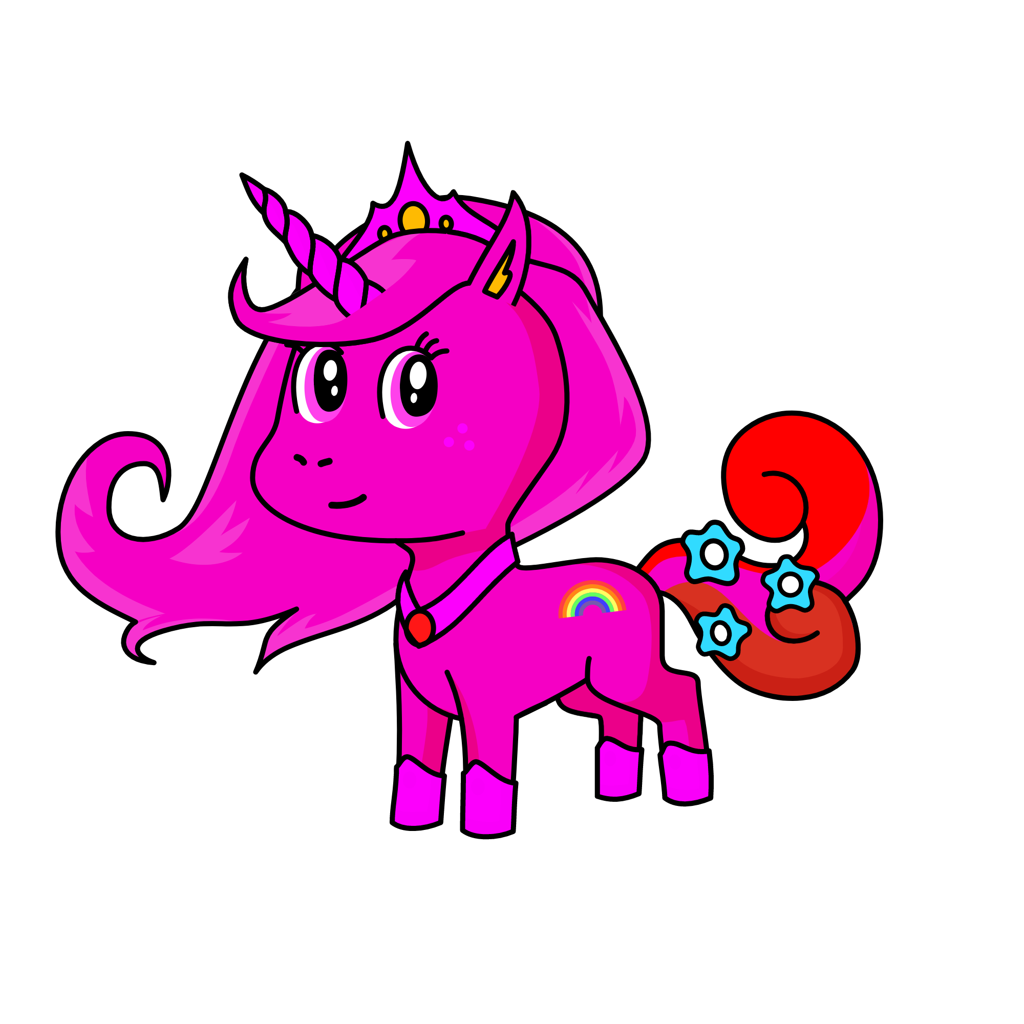 mooncorn, the unicorn