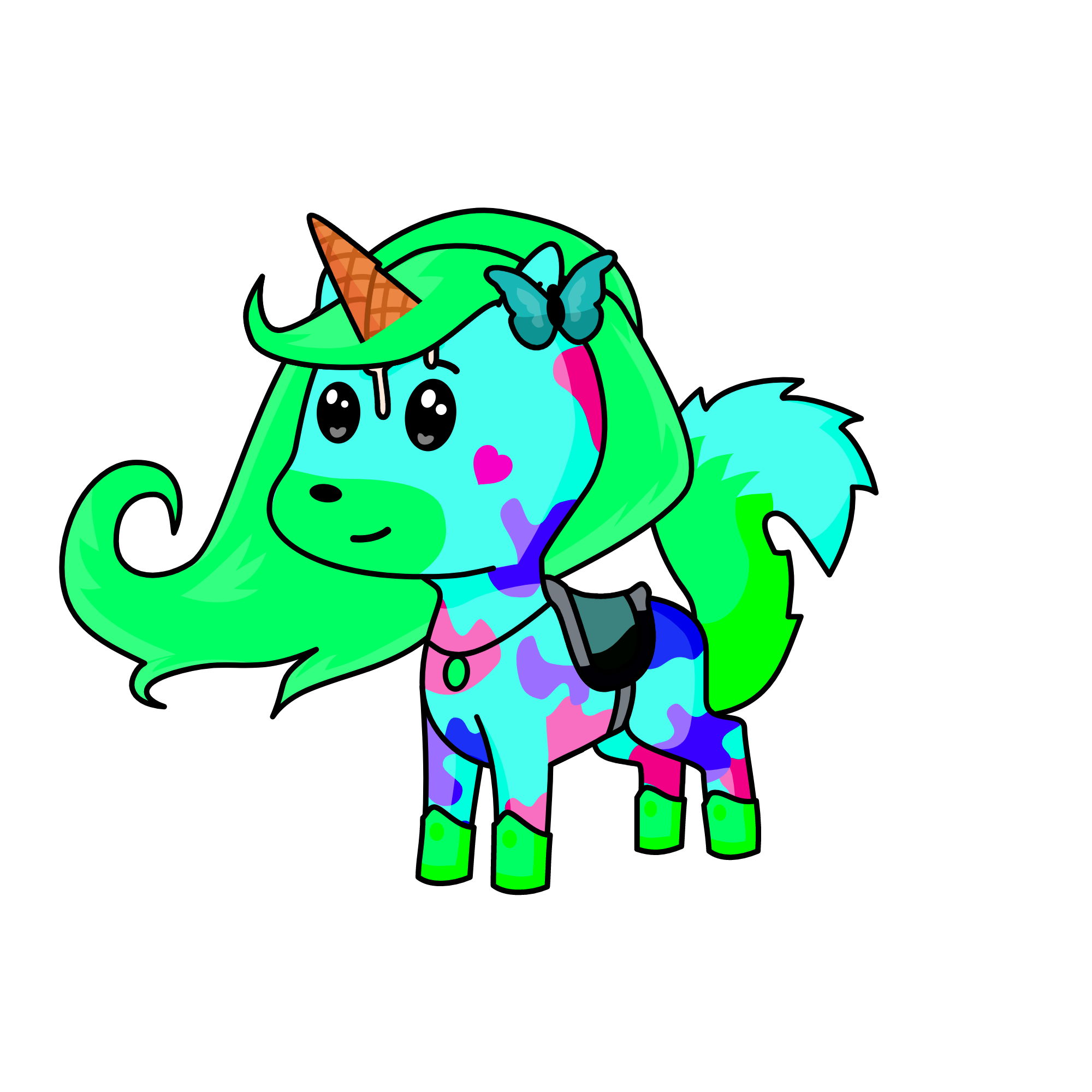 color, the unicorn