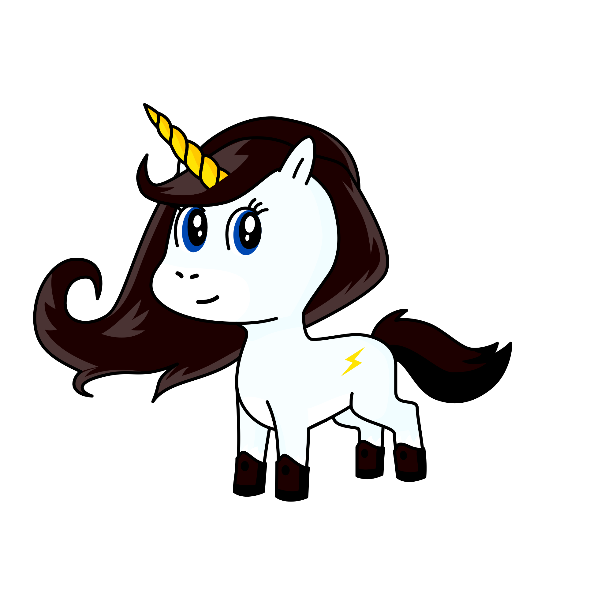 Midnight, the unicorn