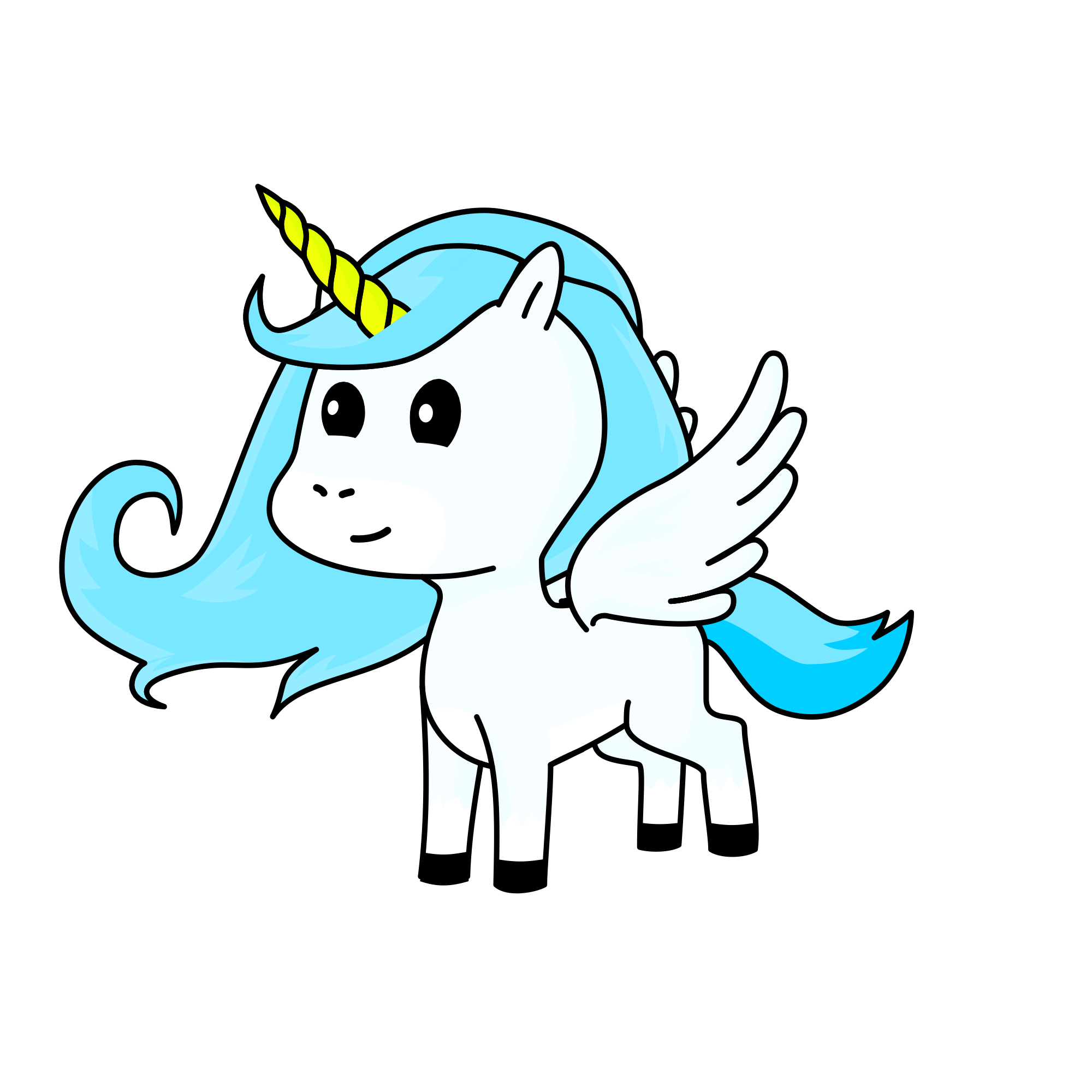 Angel, the unicorn