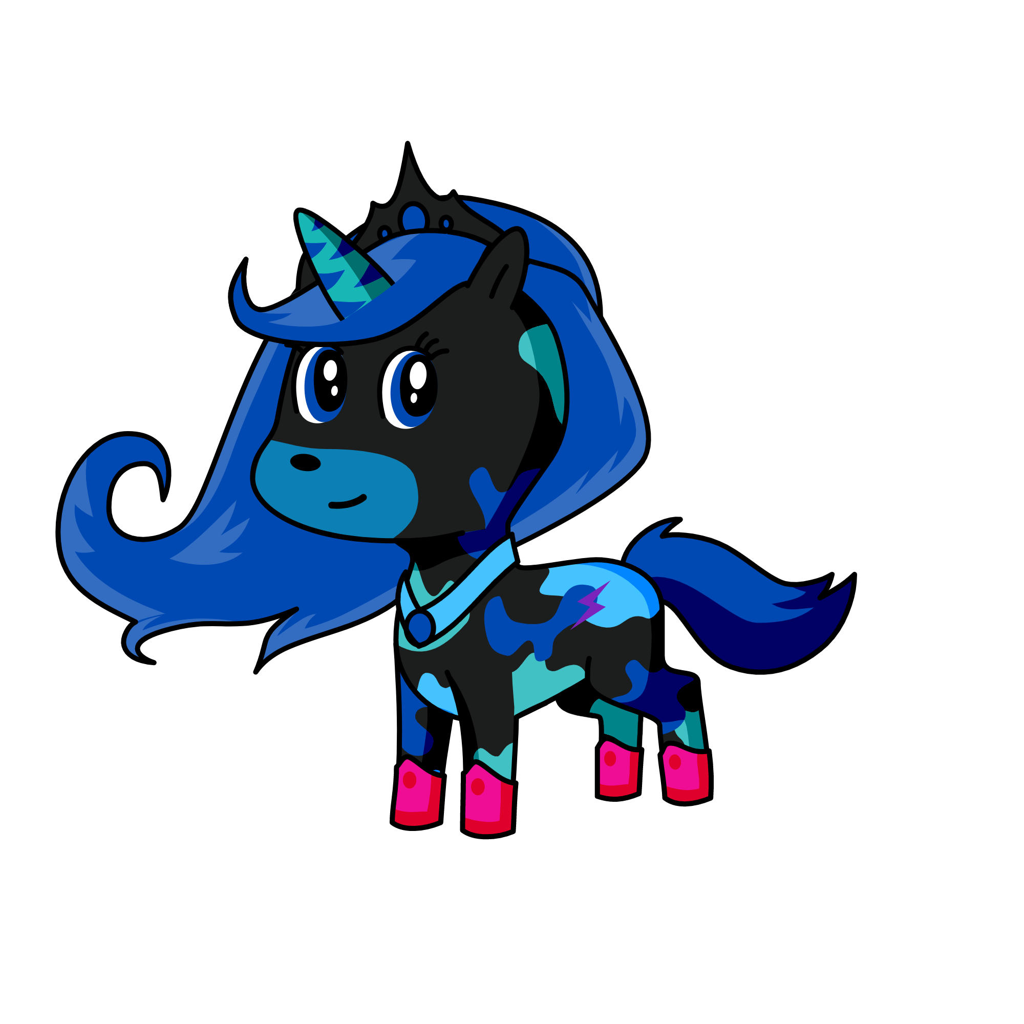 moon, the unicorn