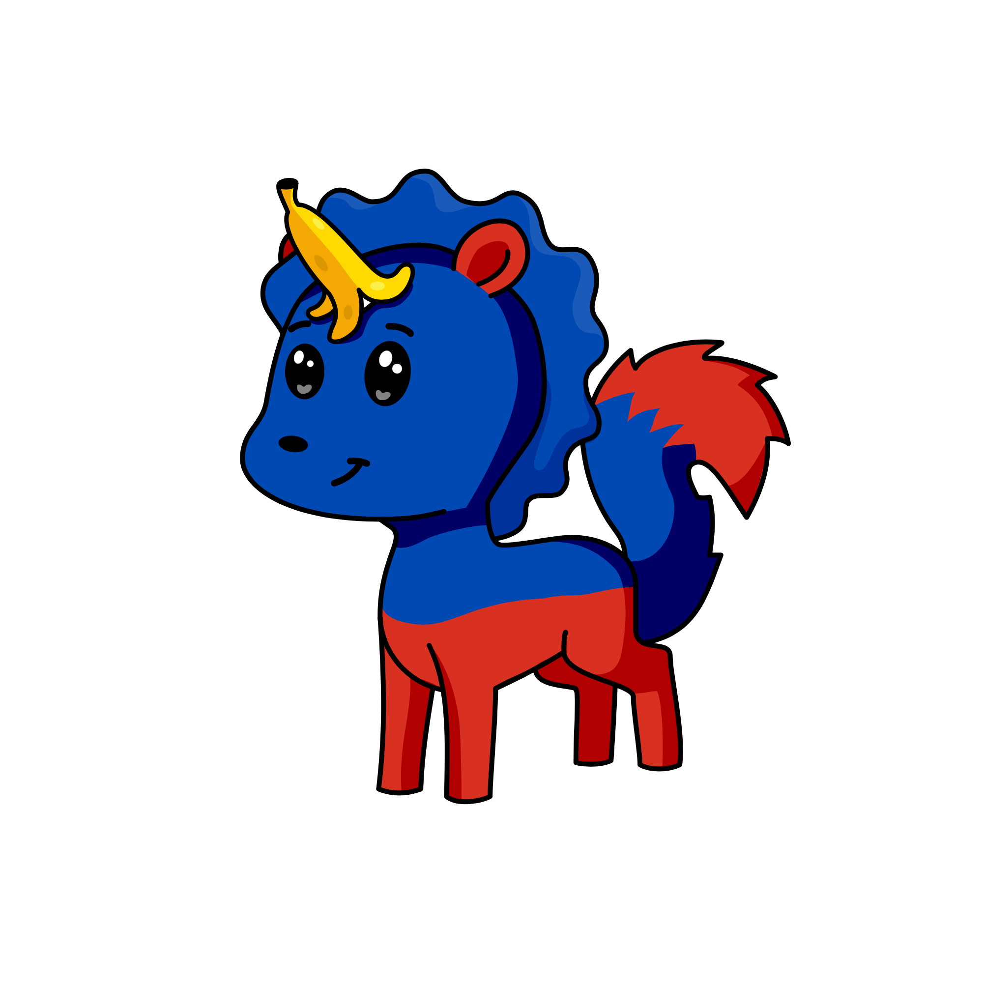 Hatey, the unicorn