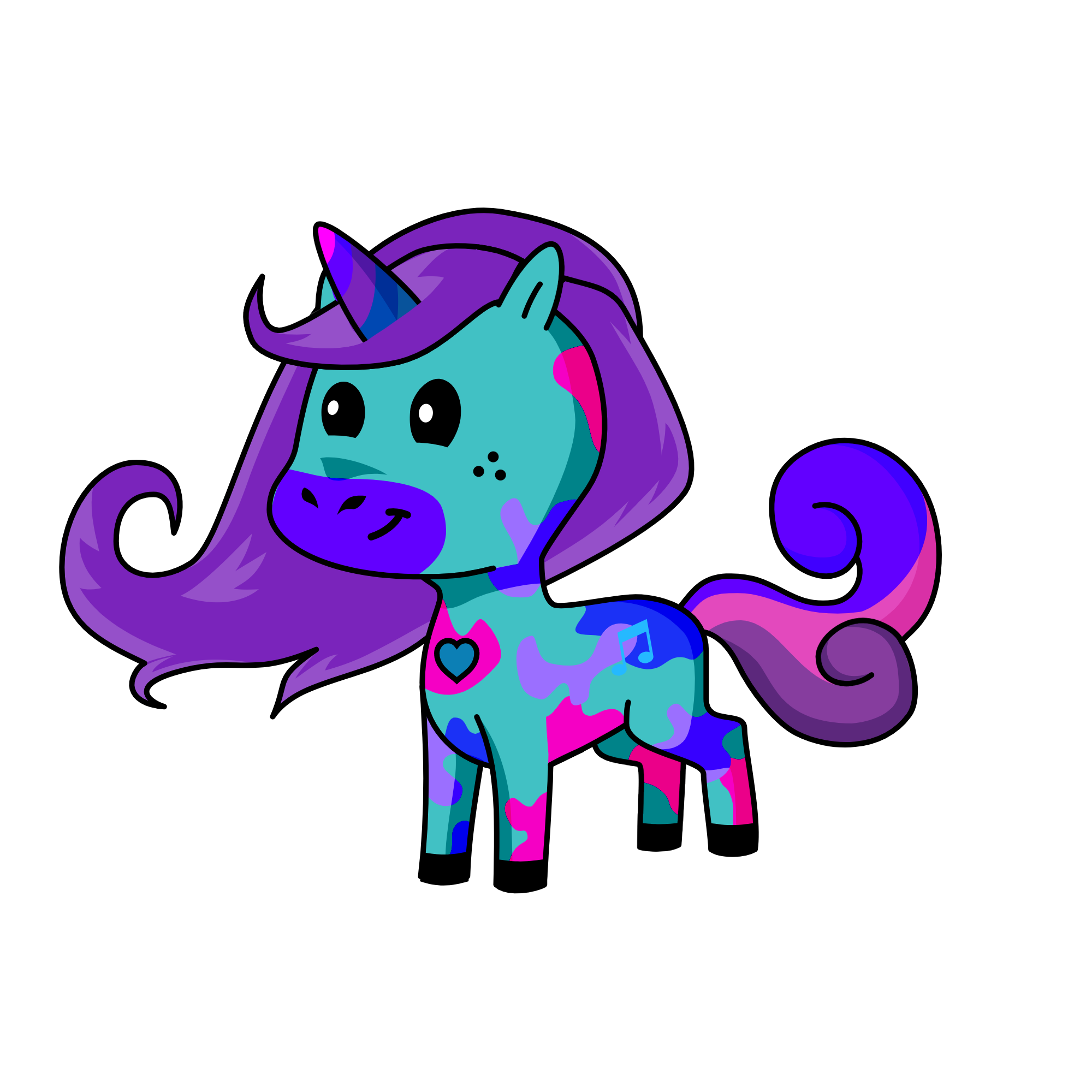 Pantsy, the unicorn