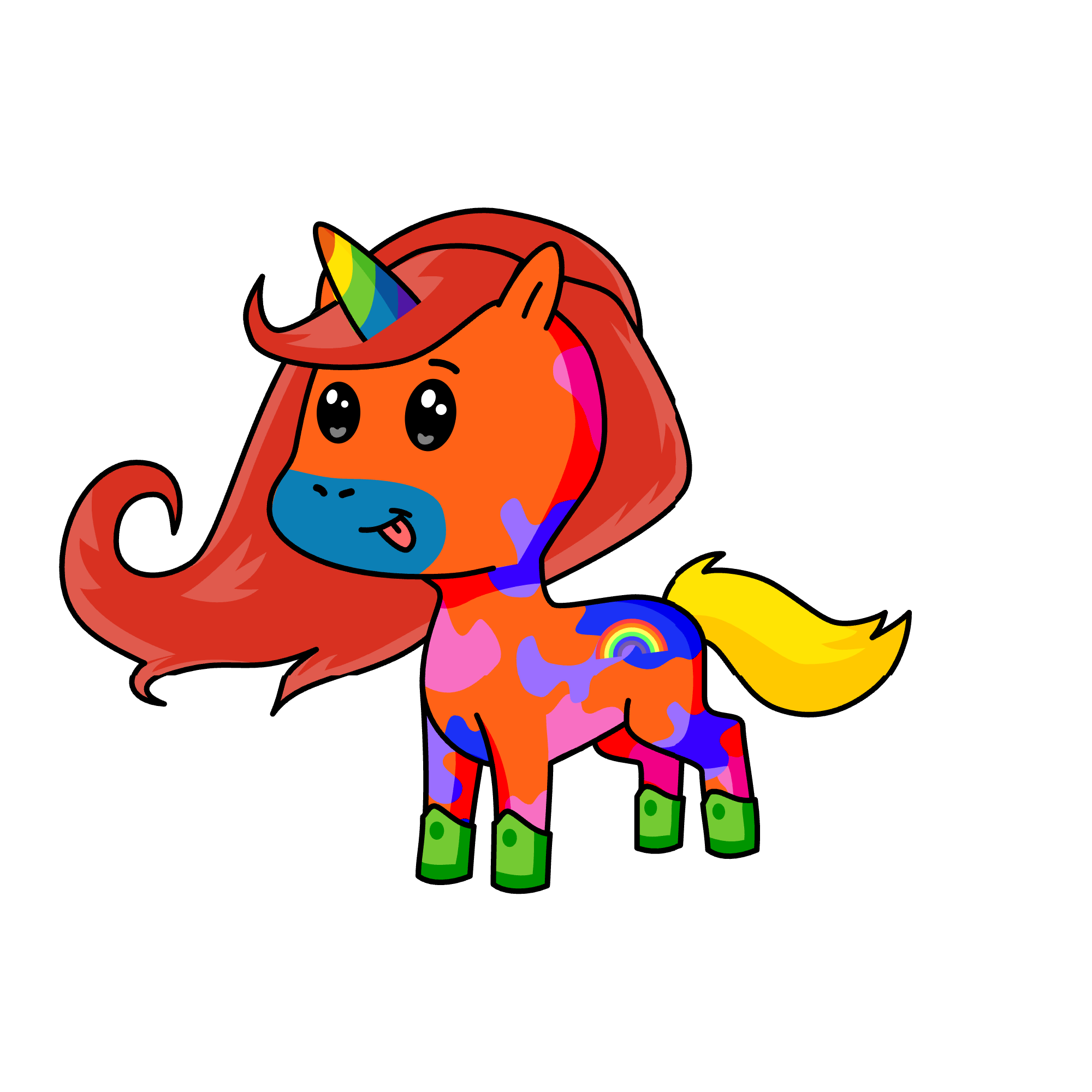 rainbow, the unicorn