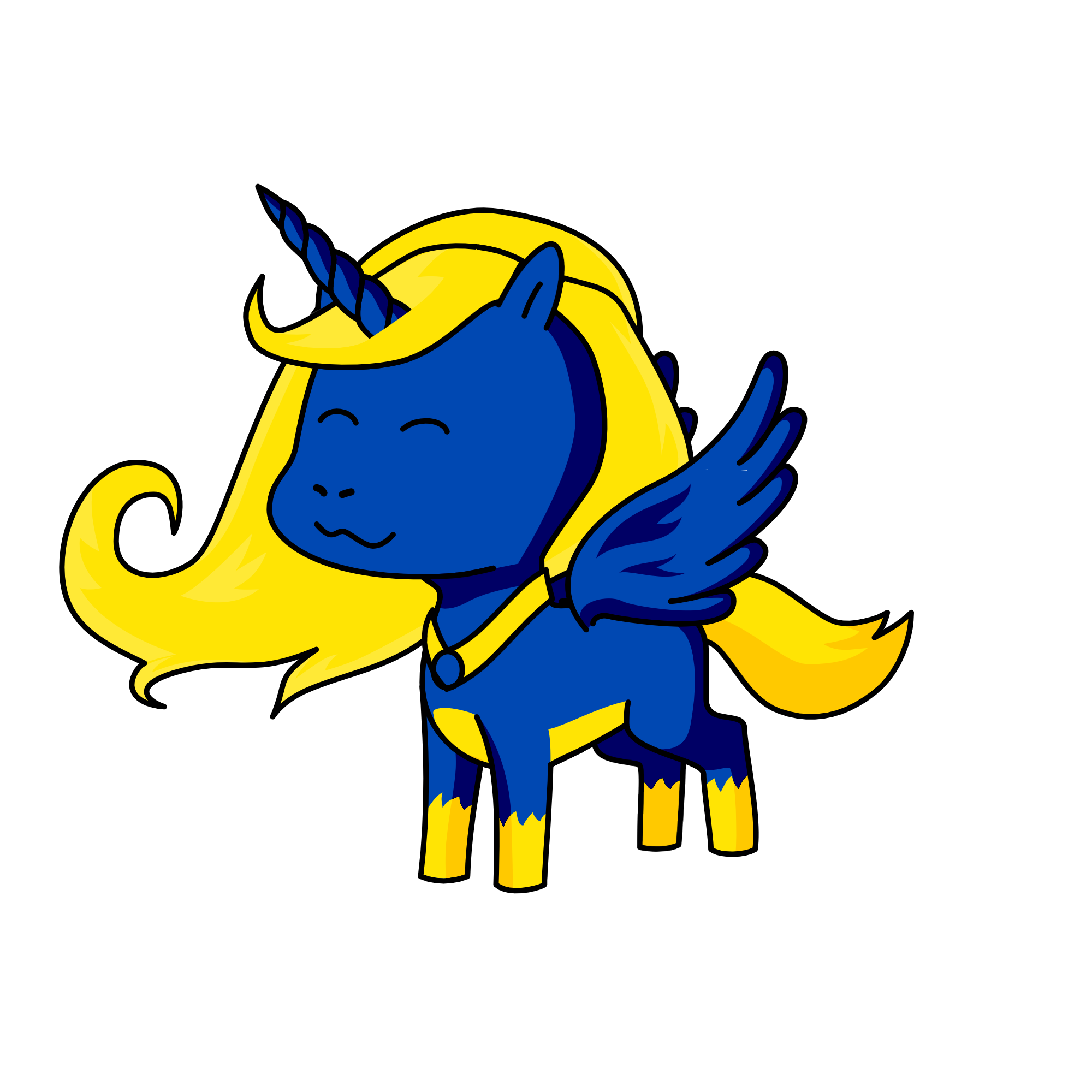 Super horse, the unicorn