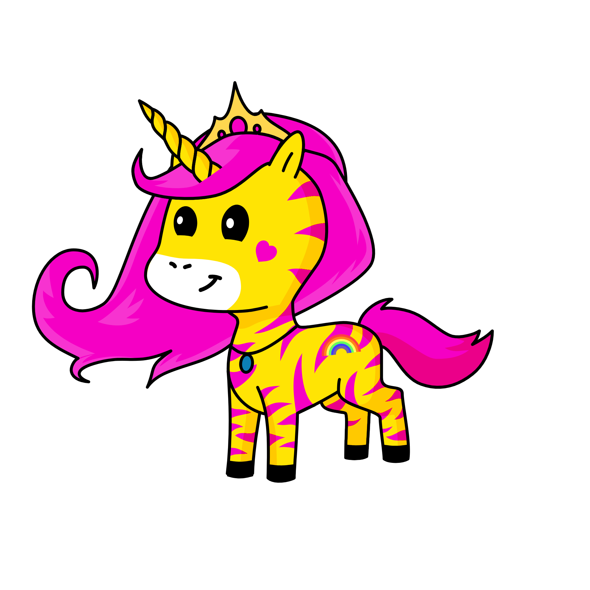 pink, the unicorn
