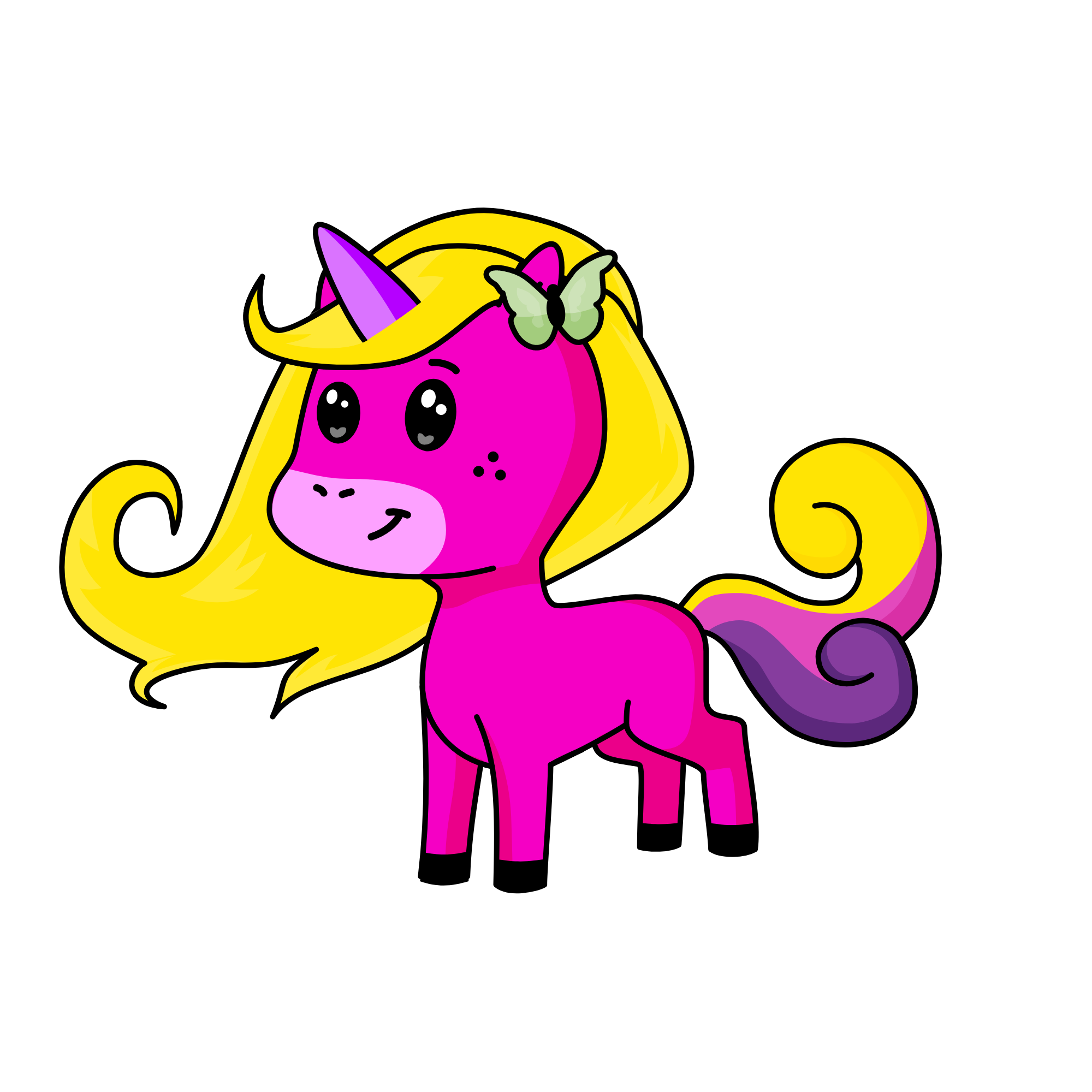 Destiny, the unicorn