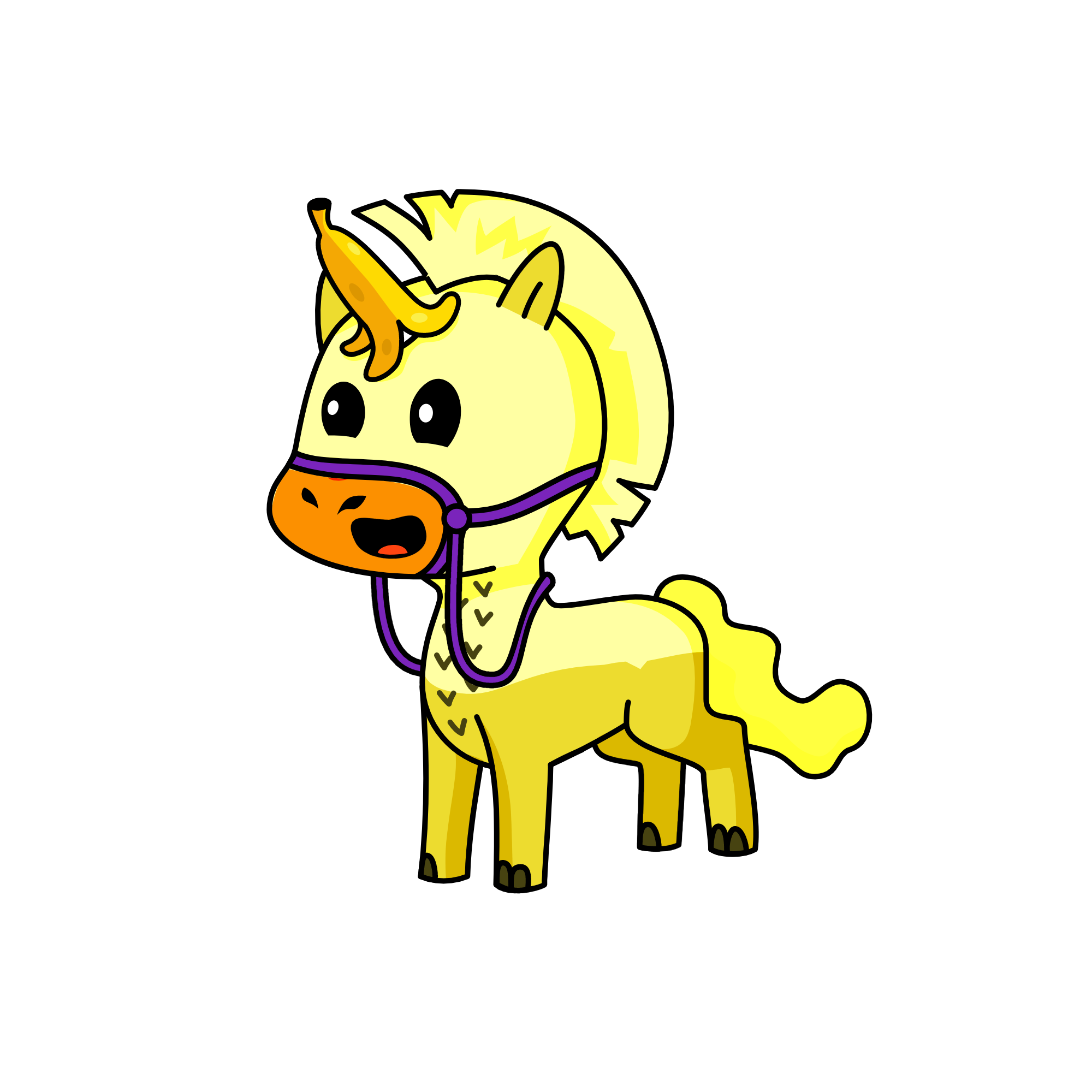 Uni-Banacakes, the unicorn