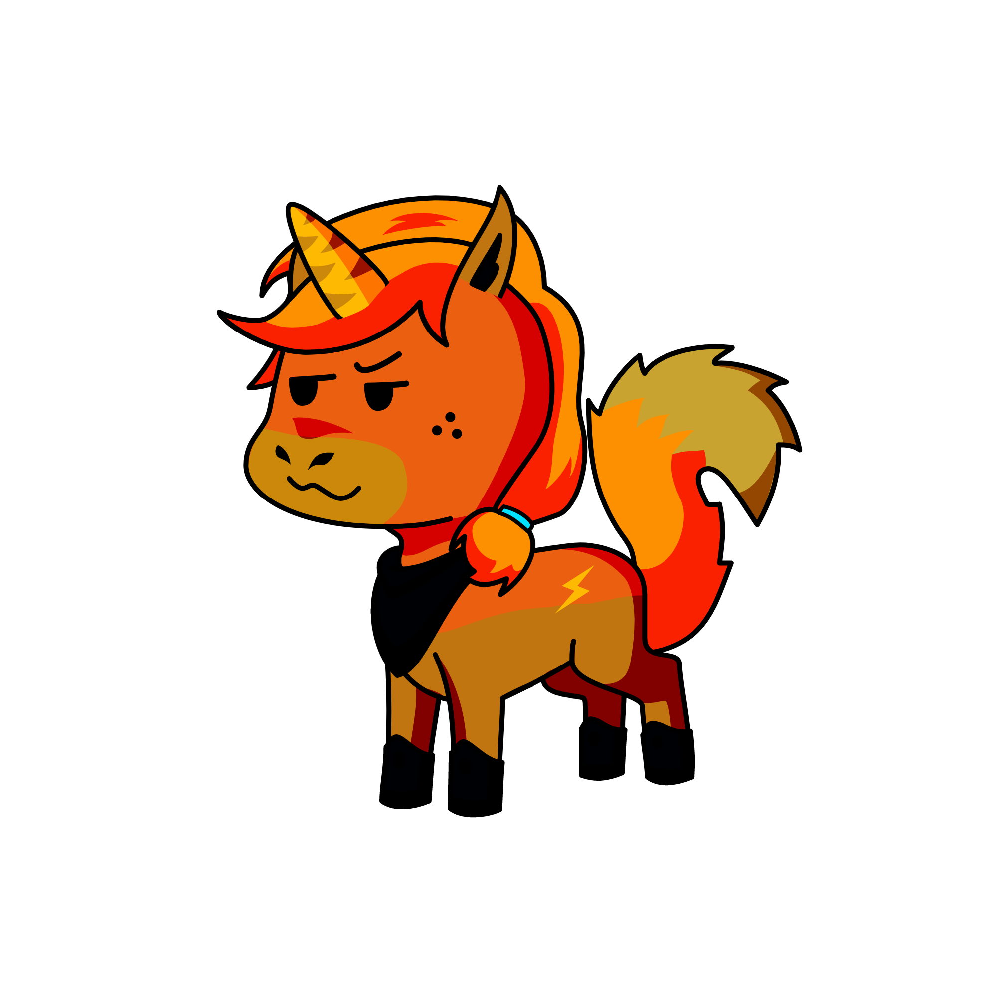 Speedy, the unicorn
