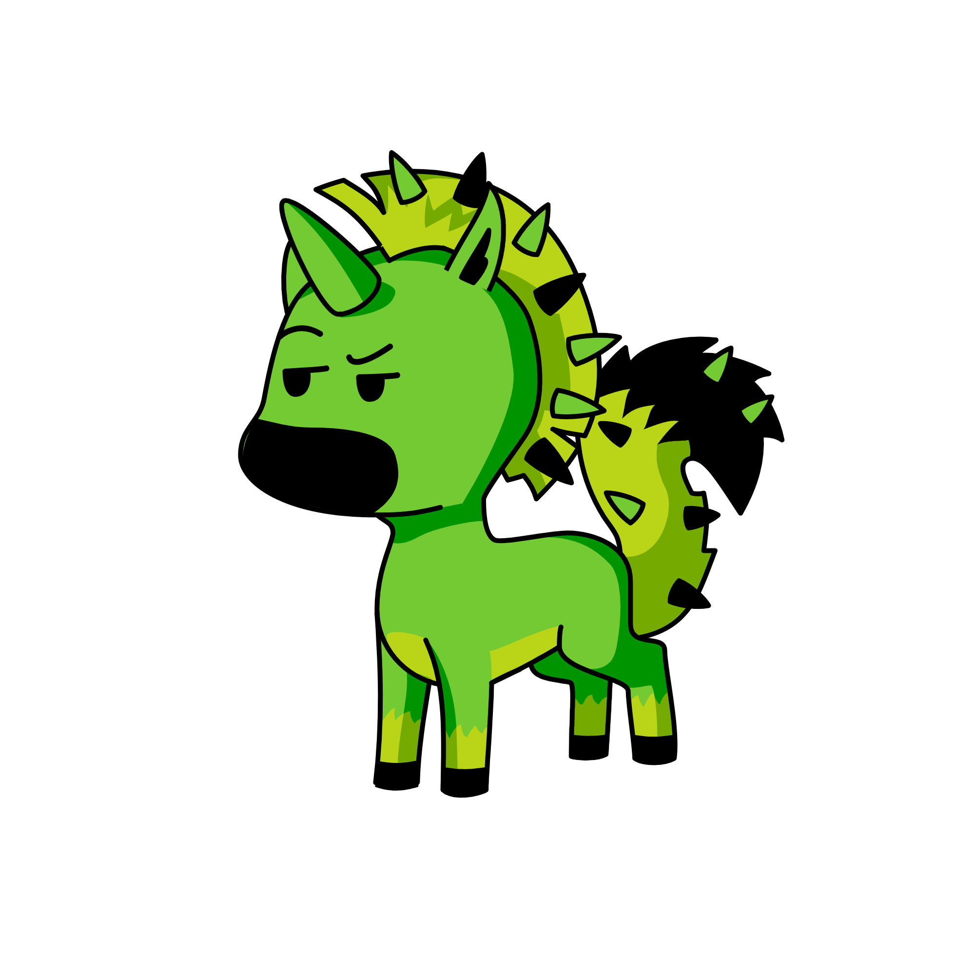 Punk, the unicorn