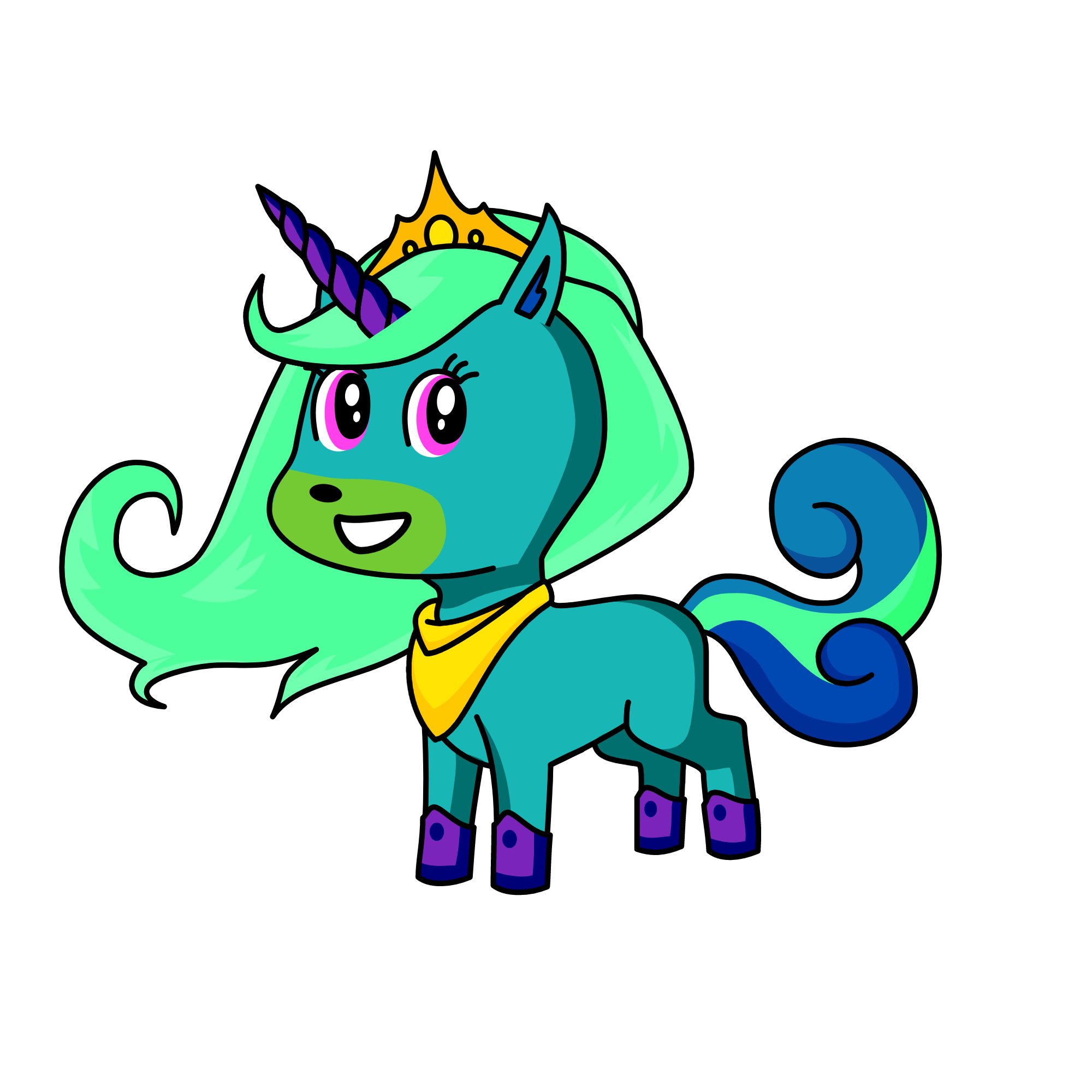 Trust worthy friend, the unicorn