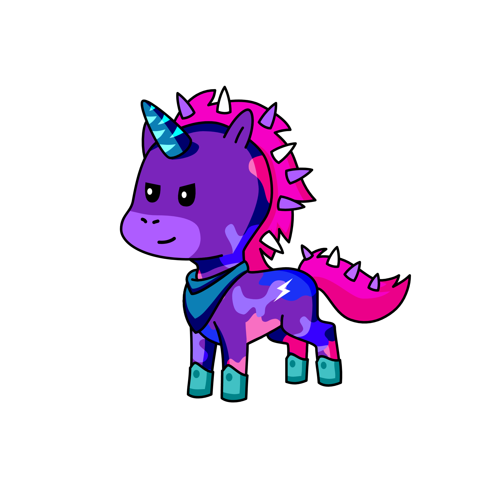 voilet, the unicorn