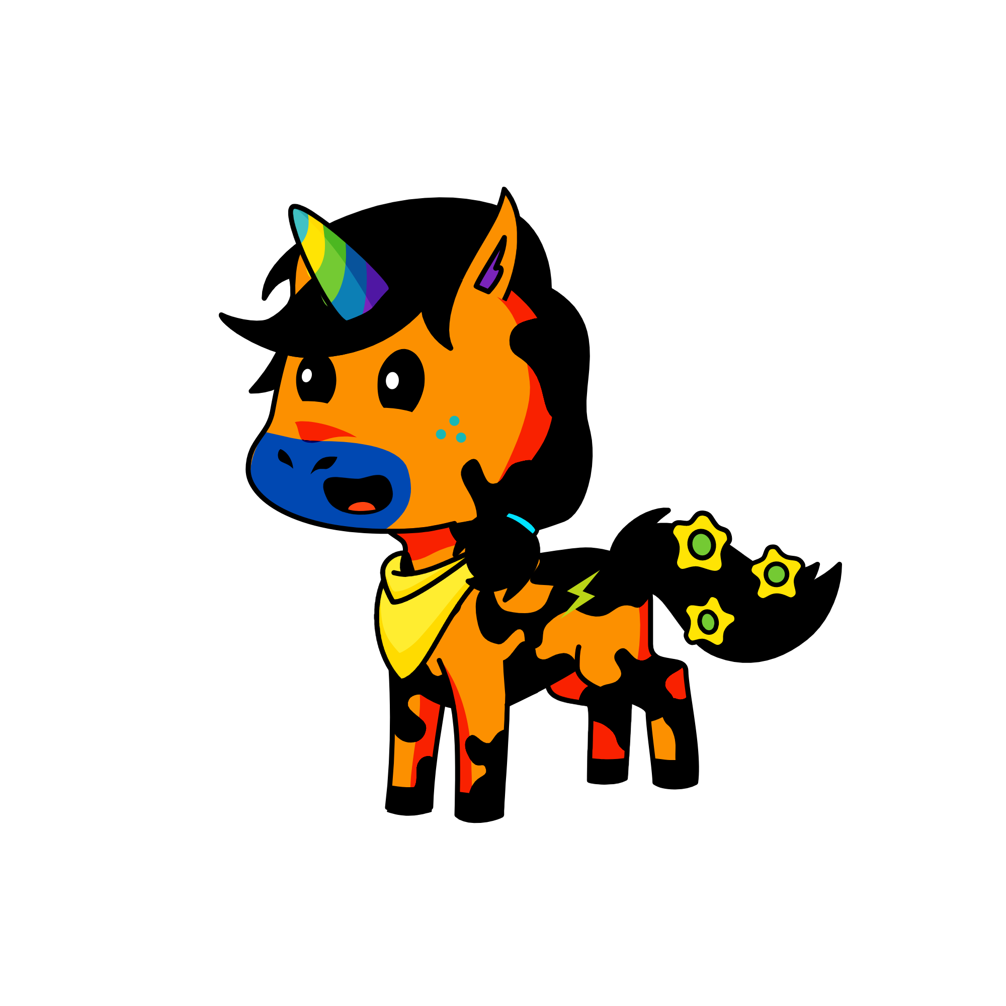LILI leoparda, the unicorn